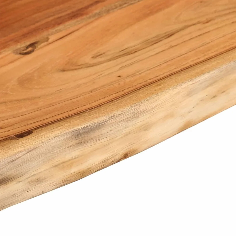 vidaXL Tablero Rectangular, Superficie de Mesa Auxiliar, Tablero de Repuesto, Superficie de Comedor, Madera de Acacia Borde Vivo 160x40x2,5 cm