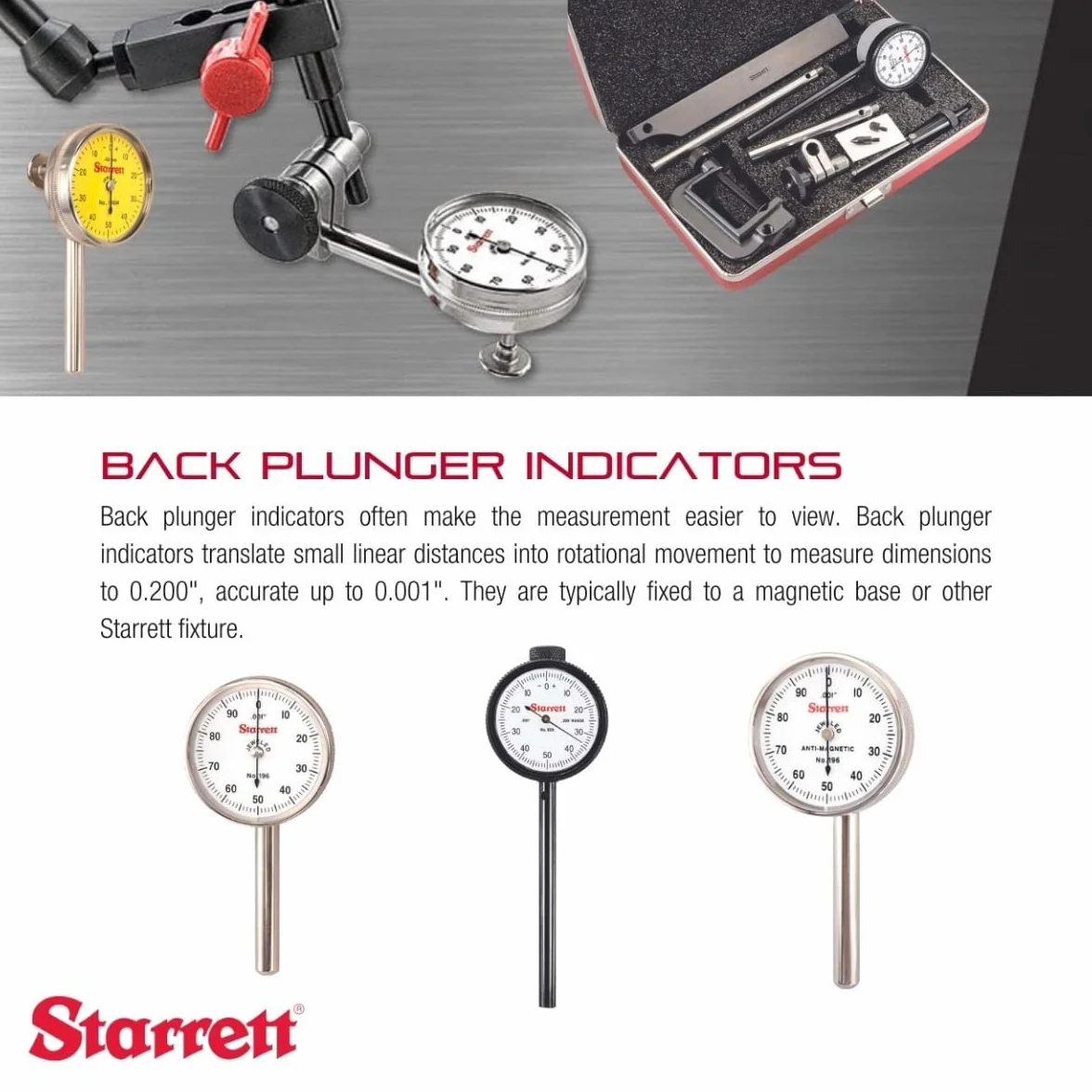 Starrett 196MA1Z - Herramienta de marcaje