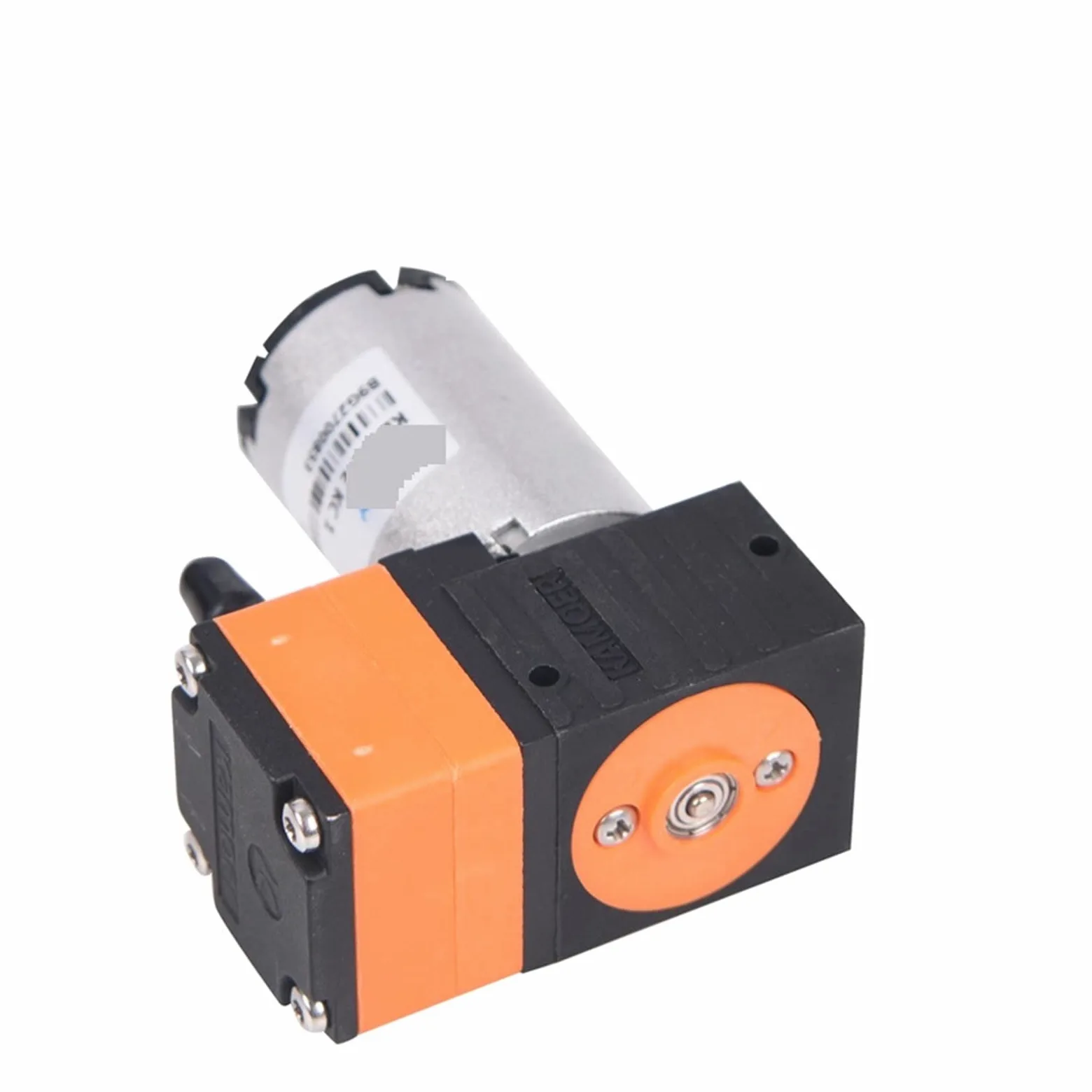 Mini bomba de líquido de diafragma de cepillo 12 V/24 V con Motor de CC de cepillo cabeza única de junta recta for análisis de laboratorio y líquido(12v)