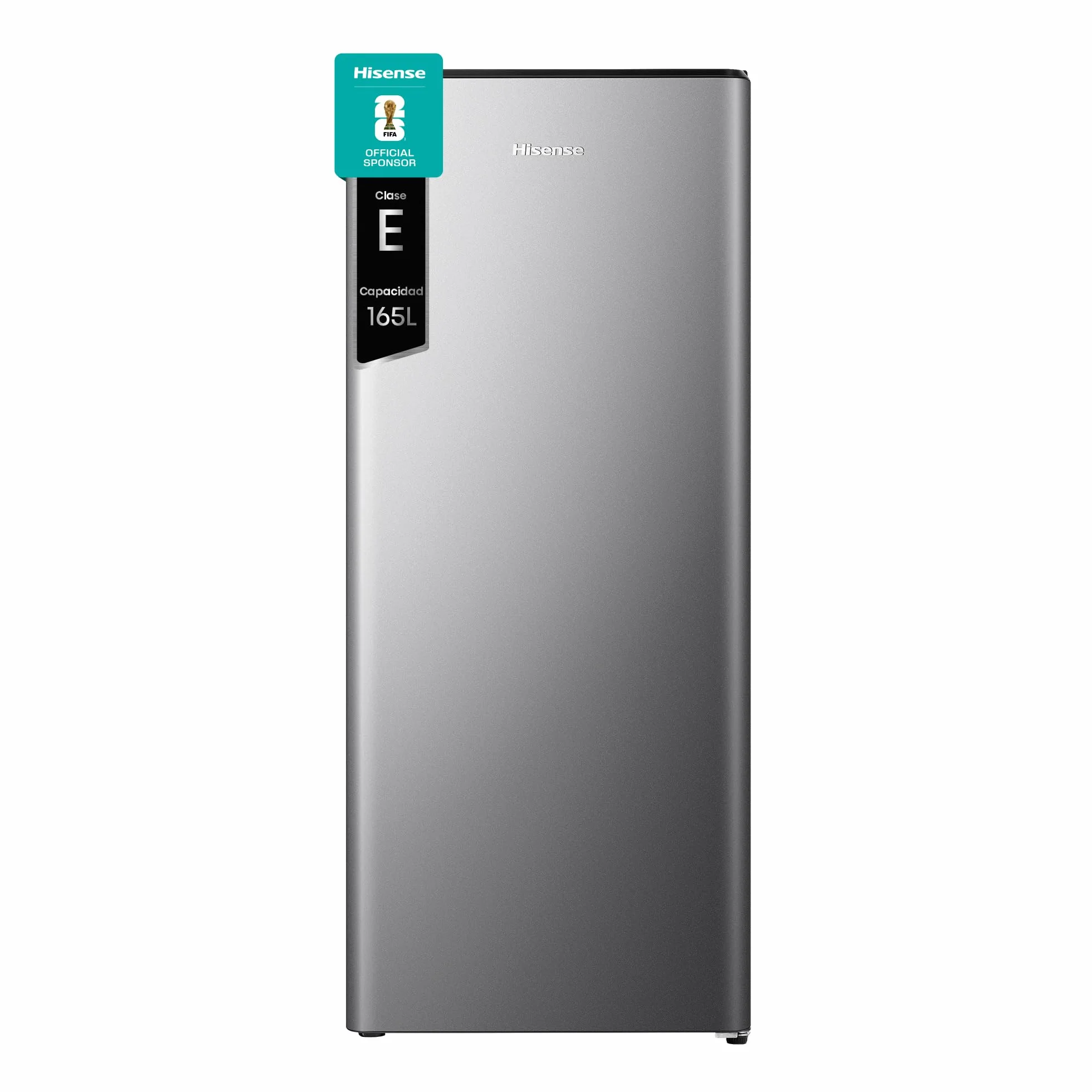 Hisense RR220D4BDE Frigorífico Una Puerta 165L 127cm Cycle Defrost Inox