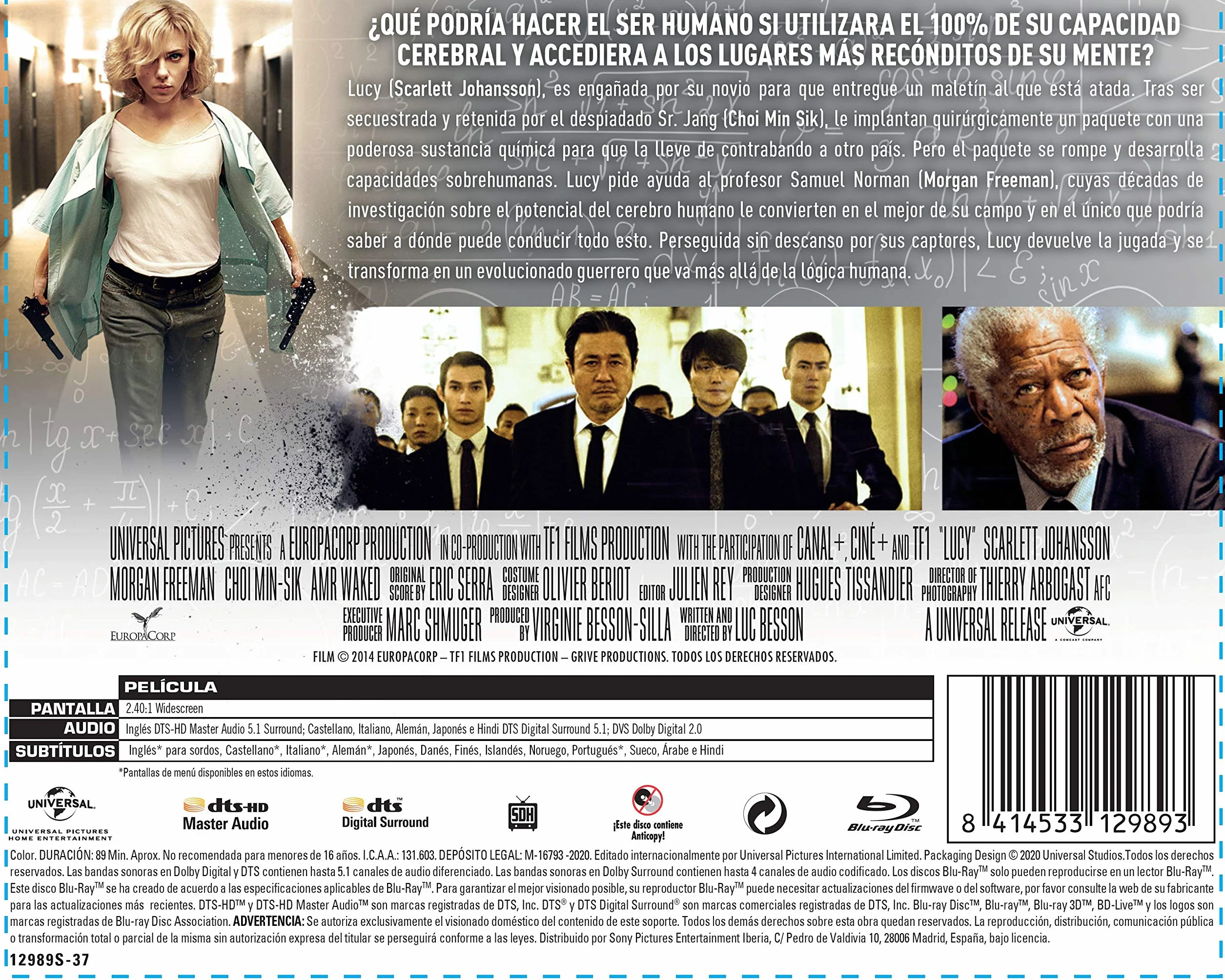 Lucy Edición Horizontal BD Blu-ray