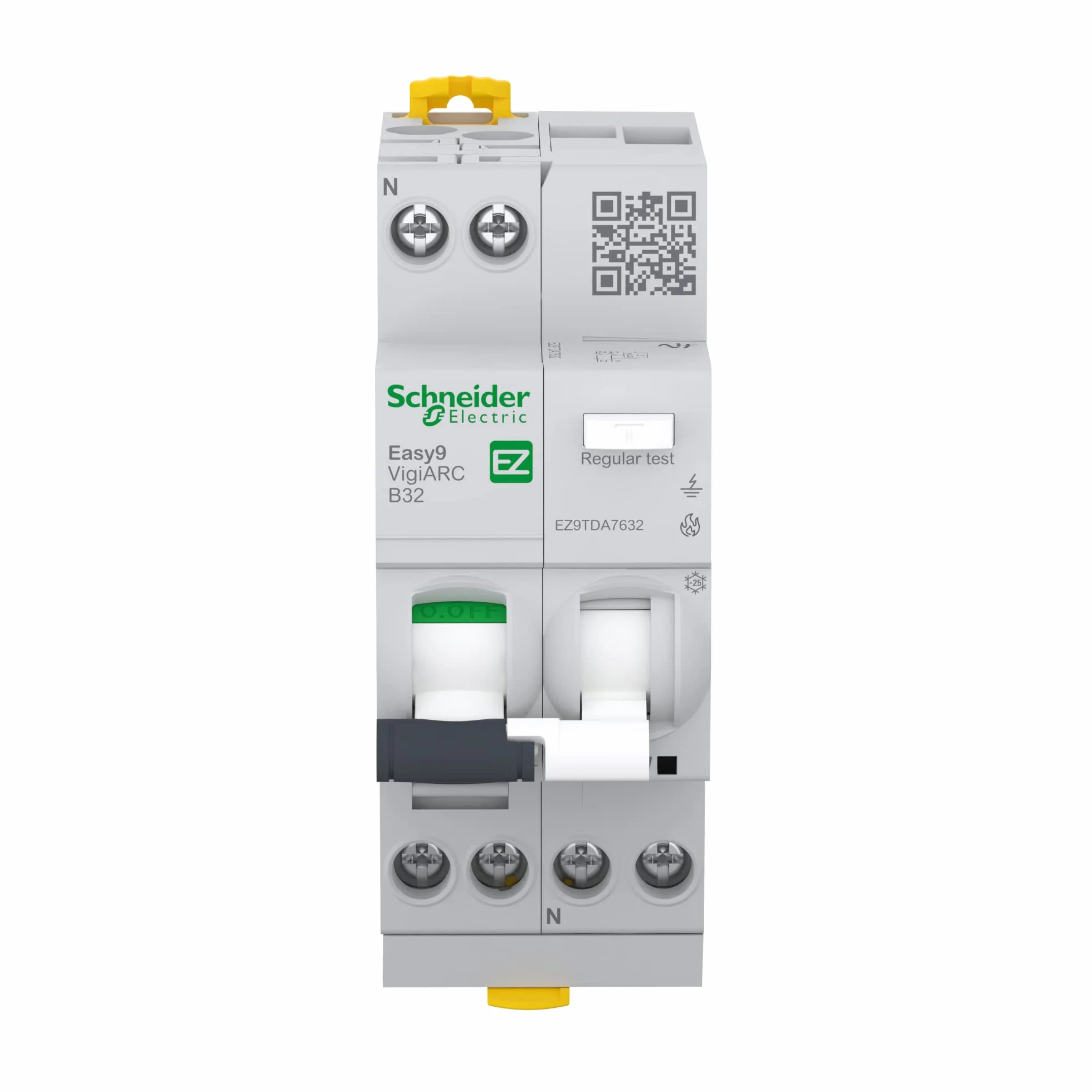 Schneider Electric - Easy9, ARC 1PN B, 32A, 30mA, RCBO, AFDD, EZ9TDA7632