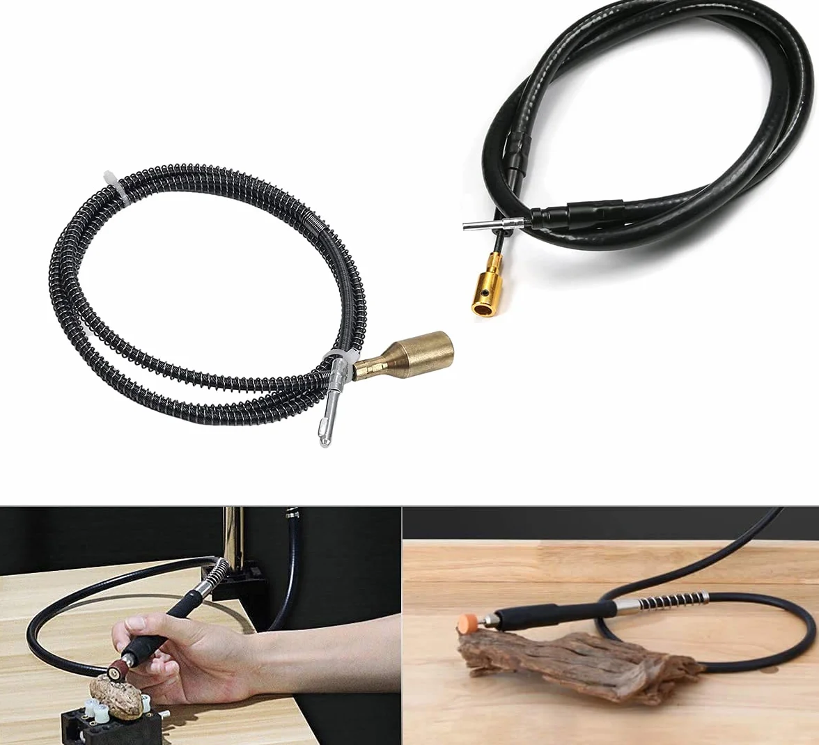 Utoolmart Núcleo interior de eje flexible 39 pulgadas 1/8 pulgadas accesorio taladro giratorio