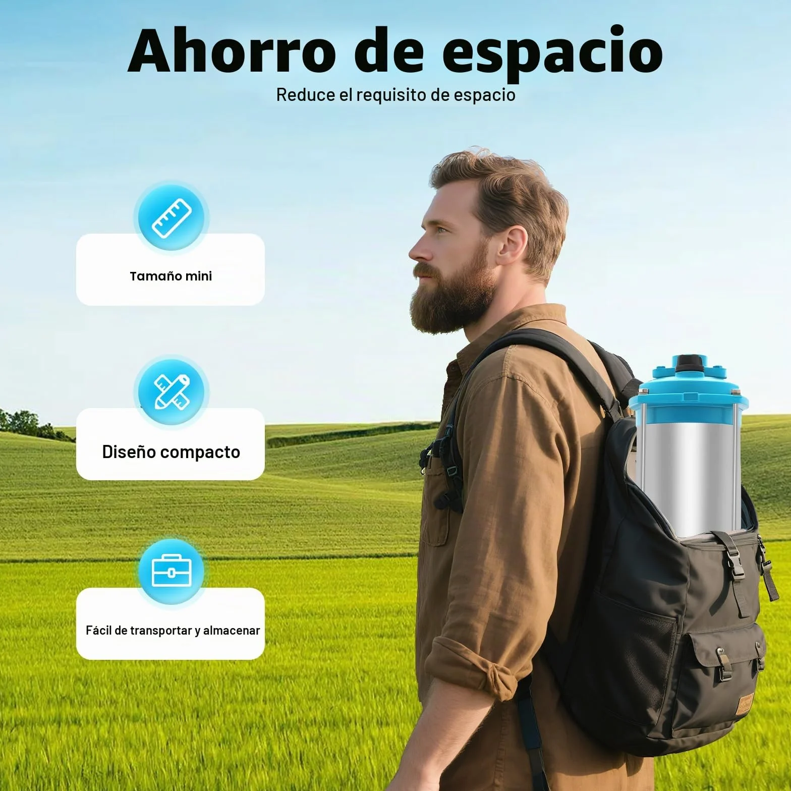 Bomba centrífuga de jardín autocebante con interruptor de presión, acero inoxidable, 1,8 CV, 4000 l/h, riego agrícola, jardín, estanques