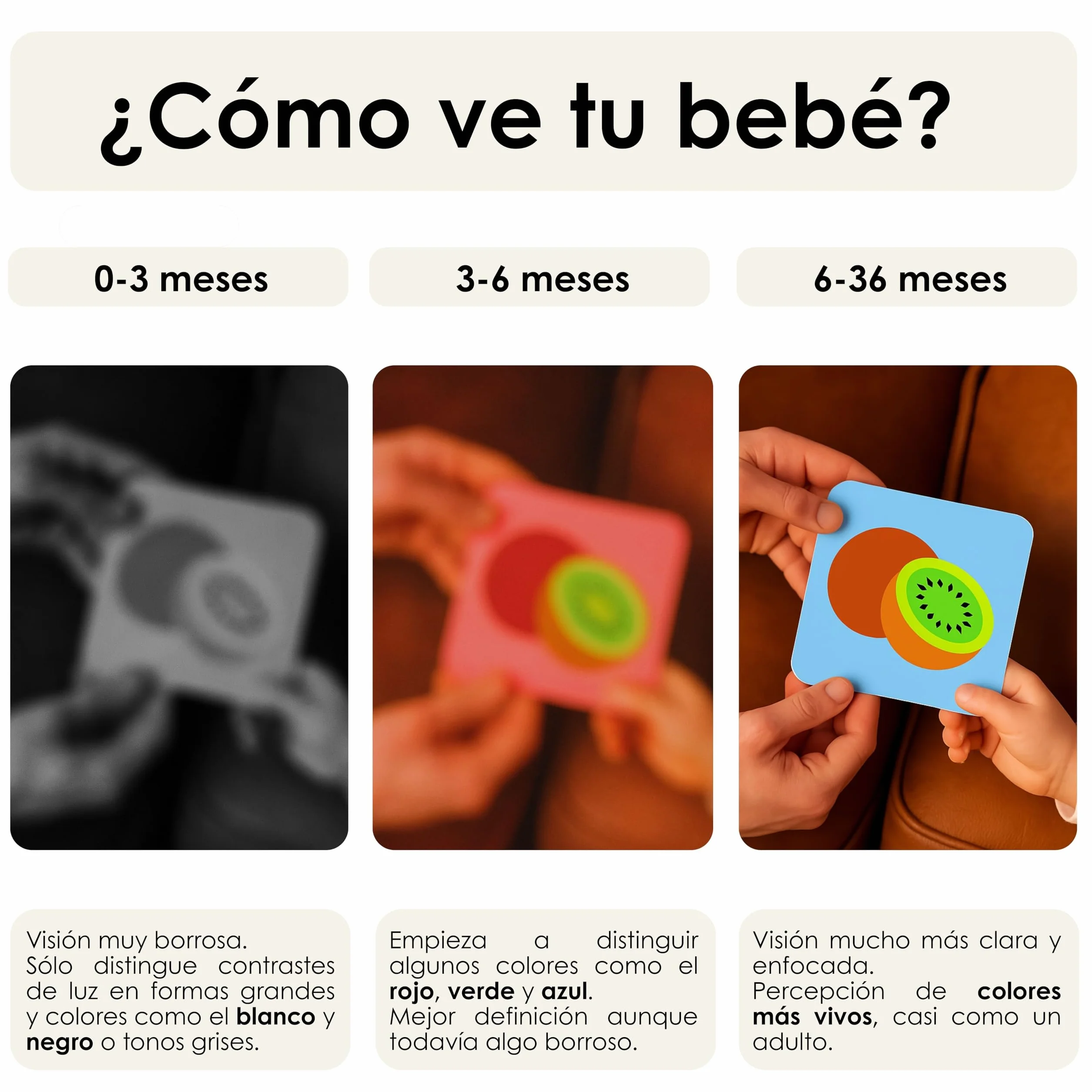 FEDELLITO Pack Estimulación Visual Bebés 0-36 Meses 4 Sets 80 Tarjetas 160 Imágenes Juego Sensorial Educativo