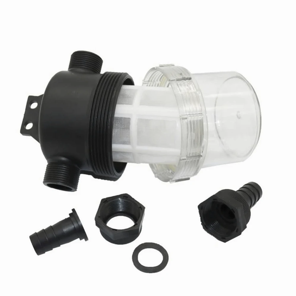 filtro para bomba de agua, 20 Mm Y 25 - Prefiltro Transparente De Malla 40 for Riego Jardines Uso Agrícola