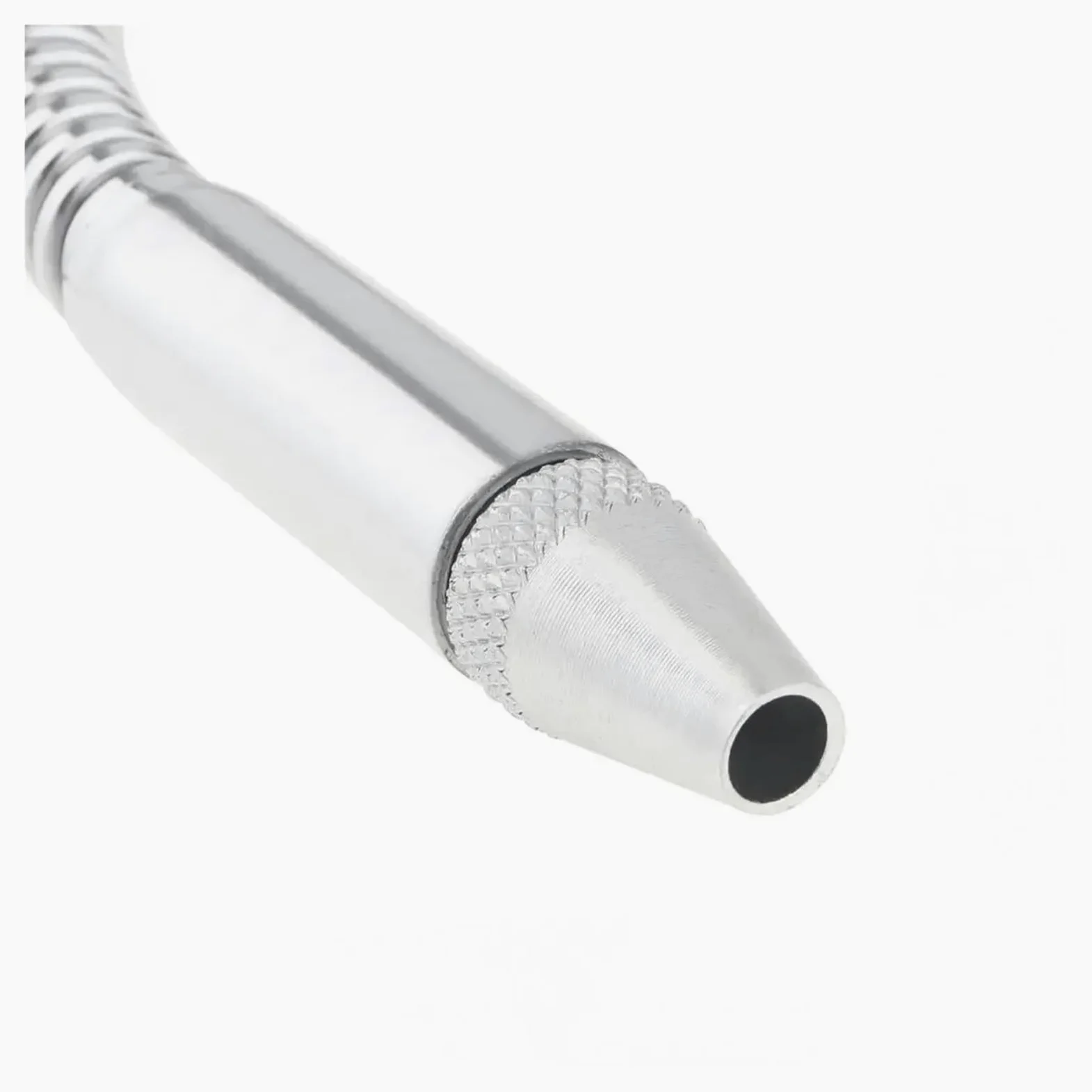 Manguera de metal flexible para máquinas CNC, tubo de refrigeración de agua y aceite de 400-700 mm con boquilla redonda