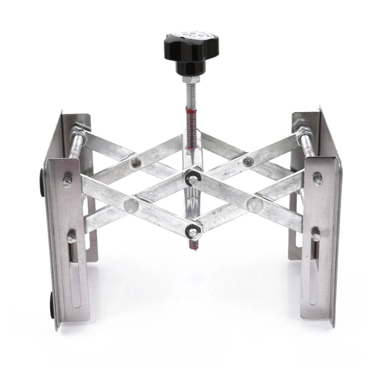 Plataforma elevadora de tijeras, soporte para mesa elevadora, tijeras, mesa elevadora, laboratorio, 100 x 100 mm, plataforma de elevación de acero inoxidable (100 x 100 mm)