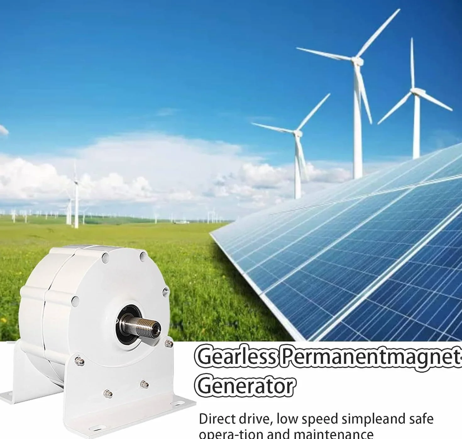Generador De Imán Permanente, Alternadores Sin Engranajes, Generador De Motor Eléctrico De 12000 W, Generador De Imán Permanente Sin Engranajes Trifásico,220V
