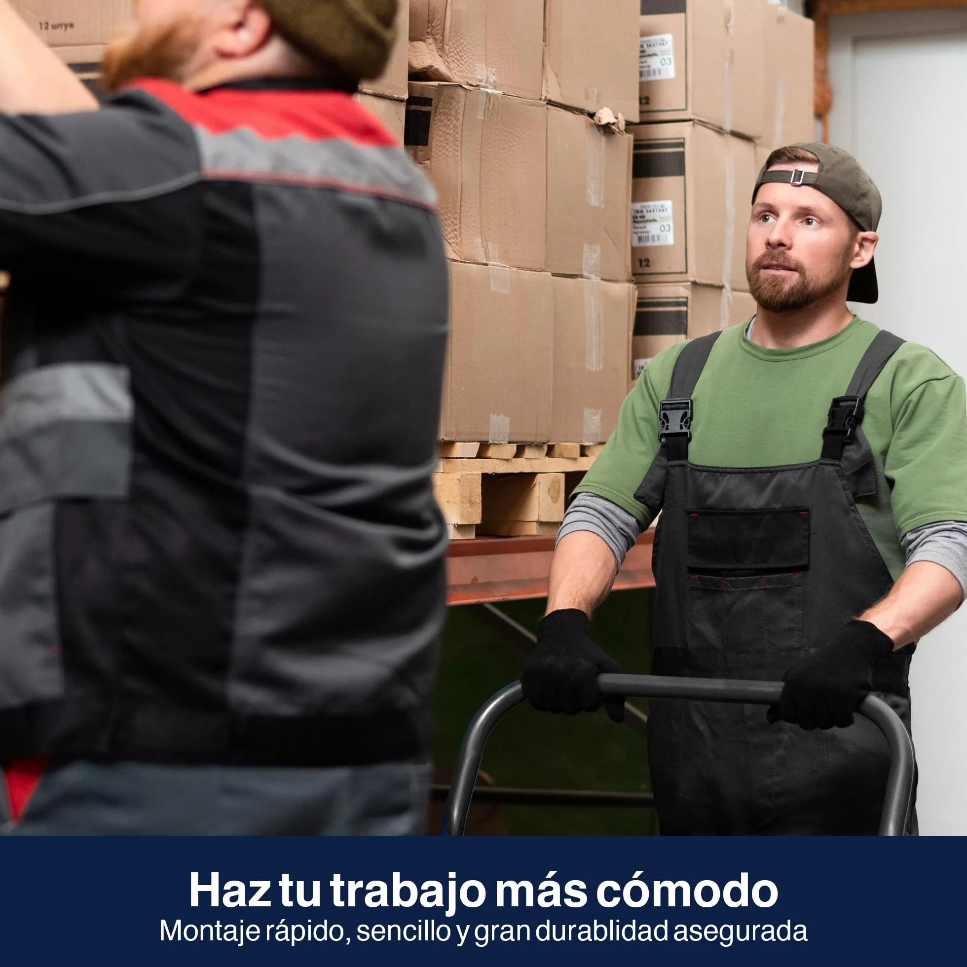 Precifilm Carretilla de Carga Portaflejes - Carro de Fleje Resistente - Fácil Manejo de Bobinas - Carretilla de Mano para Transporte Eficiente - Ideal para Industria y Logística - D150-406 (Negro)