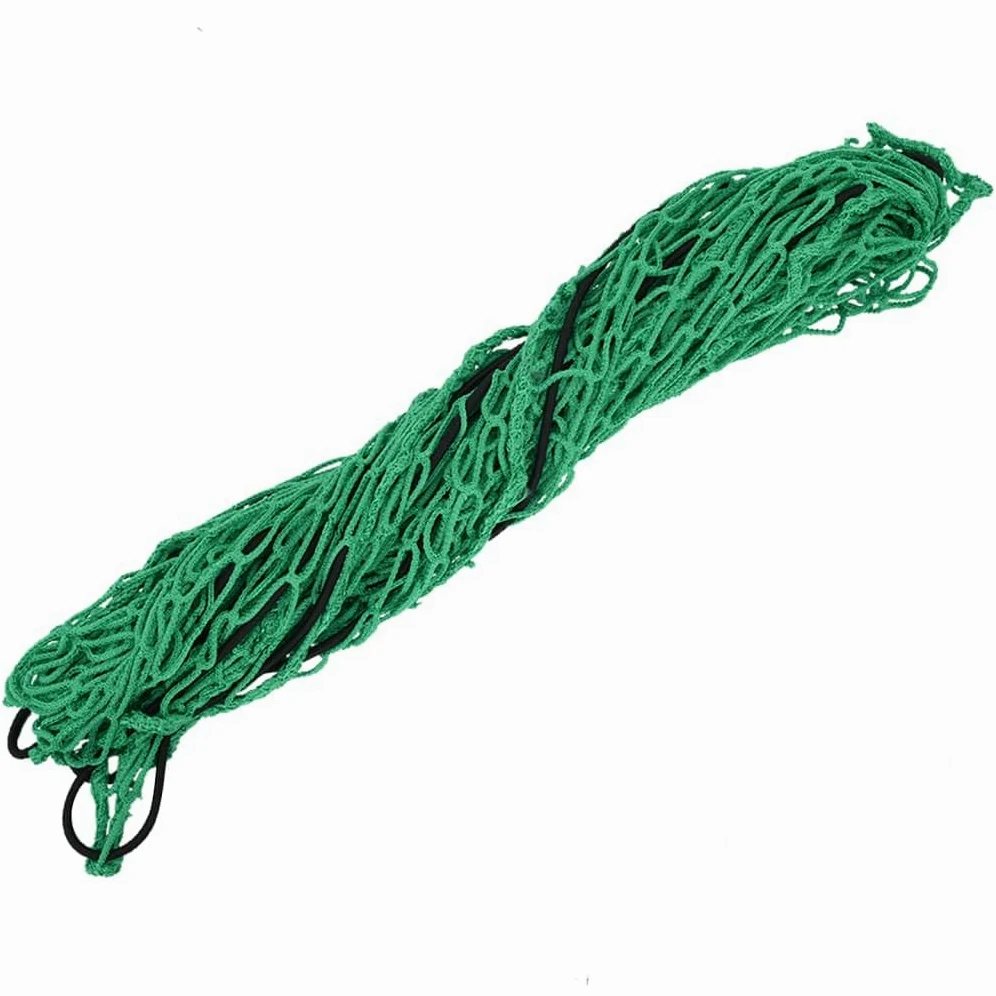 Red de remolque con cuerda de goma, 6 x 3 m, polipropileno, para camión, superficie de carga, color verde