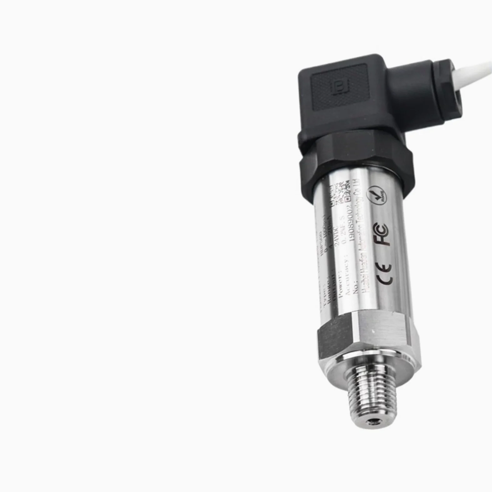 Transmisor de presión de manómetro de vacío 4-20mA 25mpa 0 5V Sensor de presión de agua absoluta de 1/4"(0-10Mpa RS485)