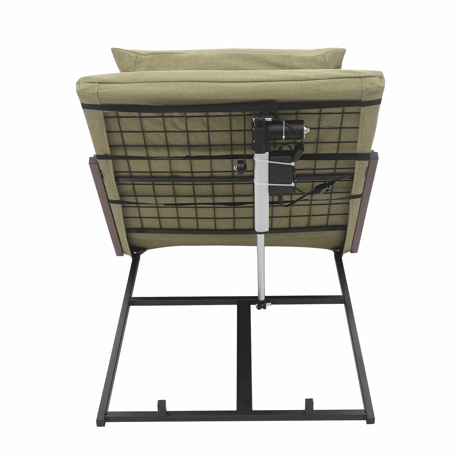 Respaldo eléctrico verde para cama elevadora, respaldo de elevación eléctrico, control remoto, para mujeres embarazadas, ancianos, 120 x 75 cm
