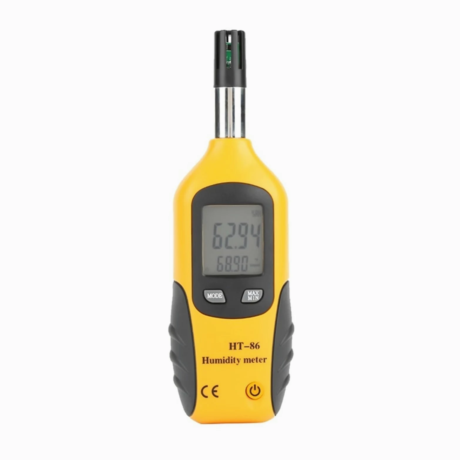 Termómetro higrómetro digital portátil - HT-86 con pantalla LCD, retroiluminación y medición del punto de rocío for uso profesional