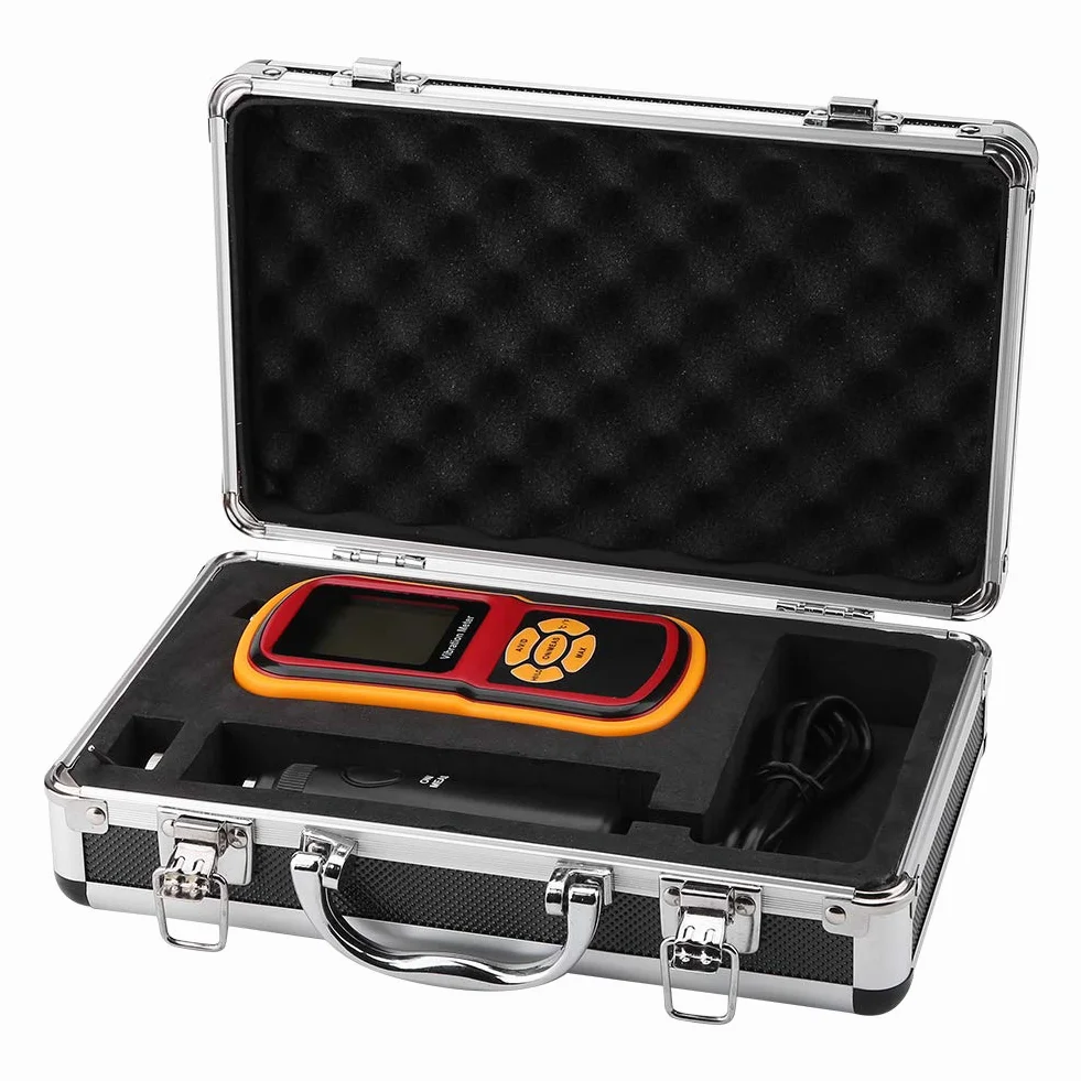 KIMISS Medidor de Vibración Digital Portátil con Pantalla LCD - GM63B para una Medición de Vibración Precisa, 0-40 ℃