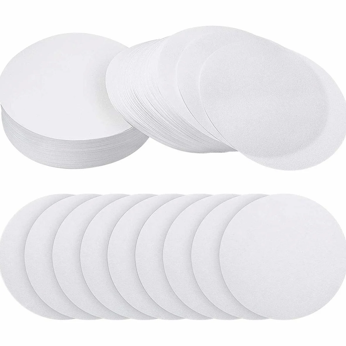 Papel de filtro redondo Discos de círculos de filtro de papel de velocidad media con partículas(Medium speed 30cm)