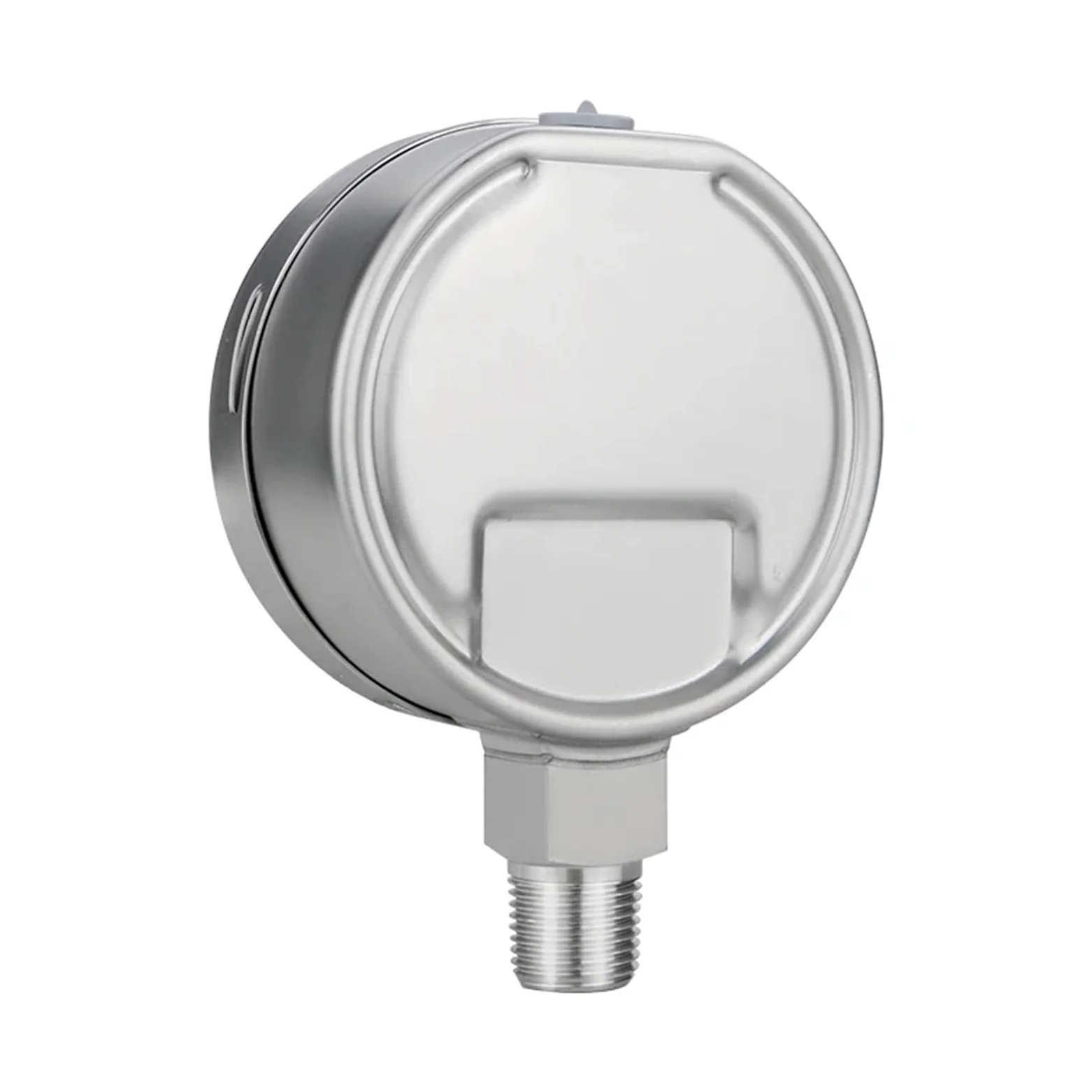 Manómetro de 100,5 mm para Filtro de Tanque, dial de presión de Agua, manómetro hidráulico, Rosca Zg1/2-40-200 ℃, 1-2500 Bar (Color: NPT 1-2 con Aceite, tamaño: 0-6 Bar)