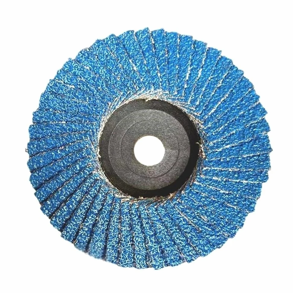 Disco de lijado para amoladora angular Discos de lijado for amoladora, 10 unidades, for herramientas abrasivas extracción, 115 mm, 40/60/80/120, discos láminas azules(40)
