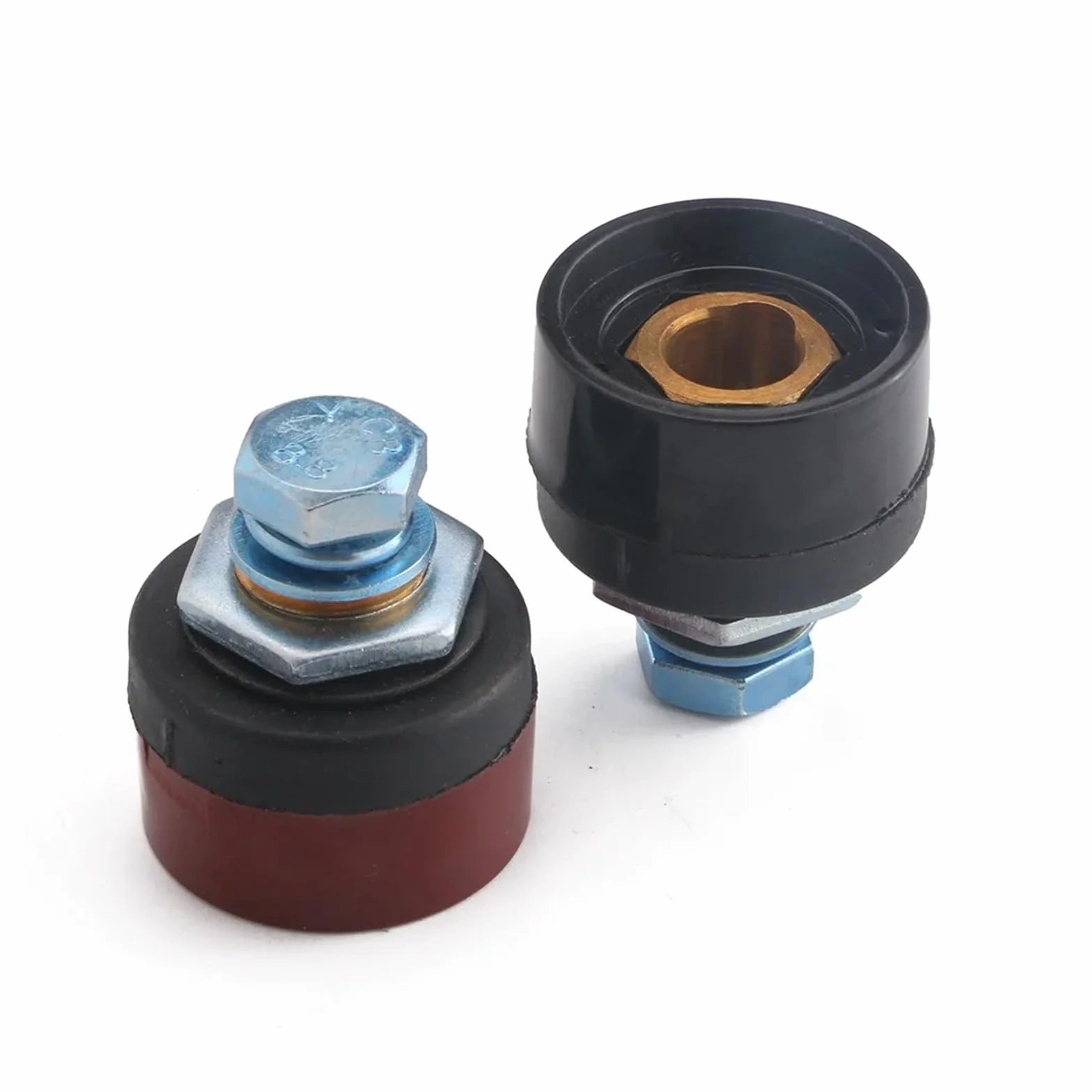 Conector macho DKJ 10-25 35-50 50-70 do máquina de soldar, cobre, 4 unidades