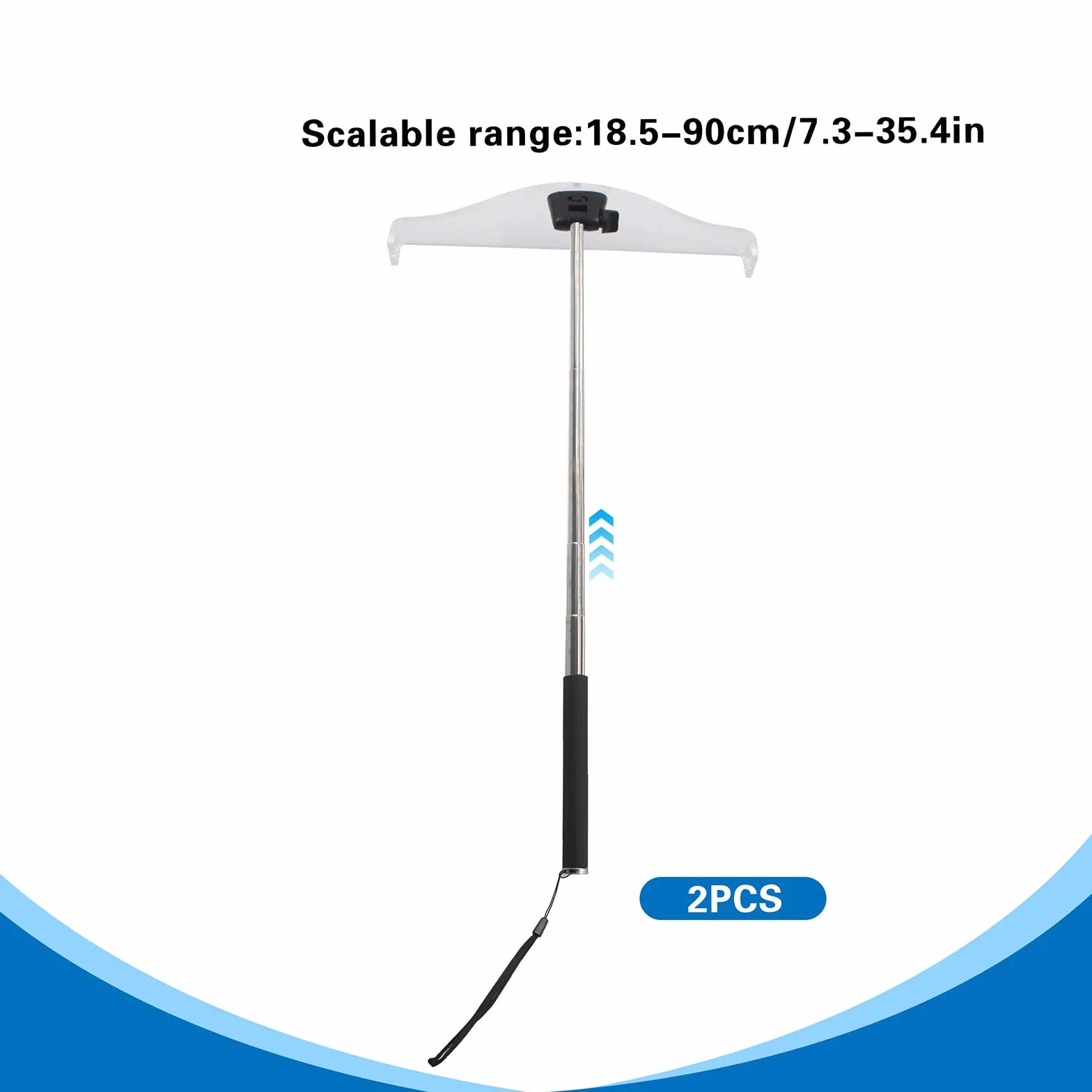 Poker Chip Pusher Teleskop Rulette Rastrillo Colector Longitud Ajustable 22-95 cm Mango Antideslizante