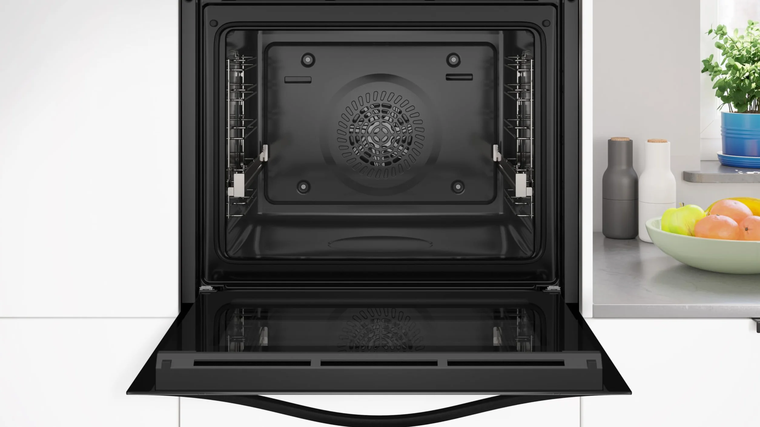 Balay Horno Multifunción 60 cm Aqualisis Control Comfort 10 Recetas Cristal Blanco 3HB5159B3