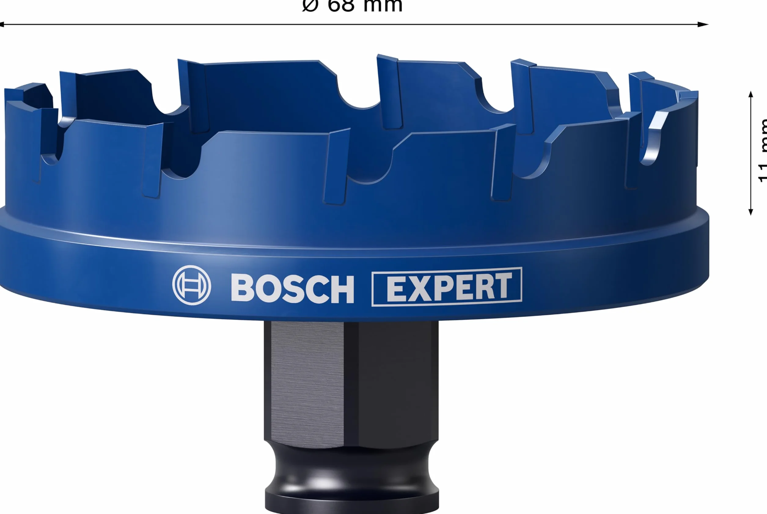 Bosch Professional 1 x Sierras de corona Expert Sheet Metal, para Láminas de acero, Láminas de acero inoxidable, 68 mm, Accesorios Taladro de impacto rotativo