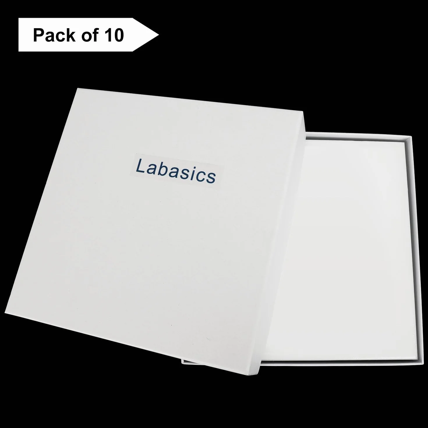 Labasics Placa Analítica de Cromatografía en Capa Fina de Gel de Sílice 60 GF254, 20 x 20 cm Vidrio Reforzado, Paquete de 10