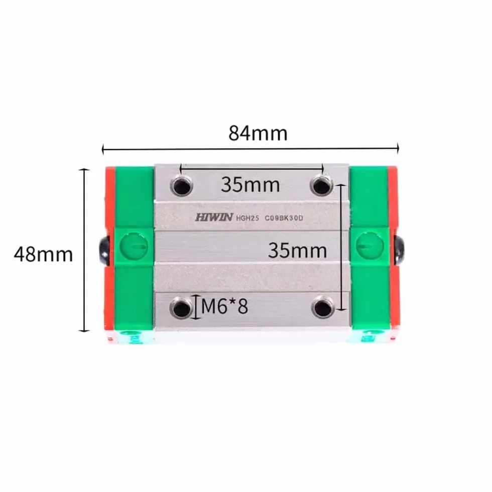 HIWIN HGH25 Linear Block for HGH25CA Slider Rail Guide