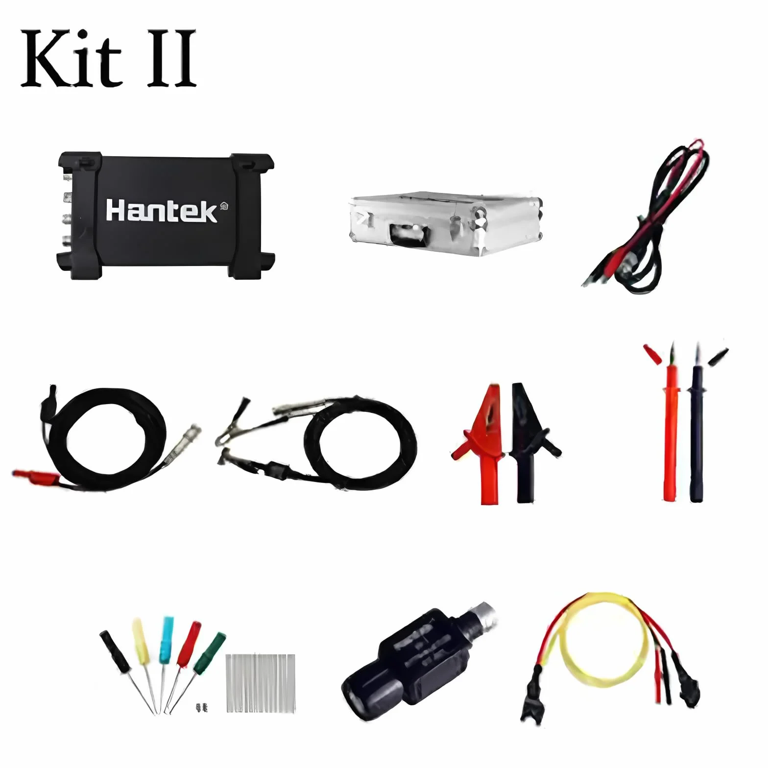 Hantek Qingdao Automotive USB/PC Osciloscopio Hantek6074BE Kit I II III IV 4 canales Osciloscopio Hantek Qingdao Automotive USB Osciloscopio 70MHz 1GSa/s (Hantek6074BE-kit II)