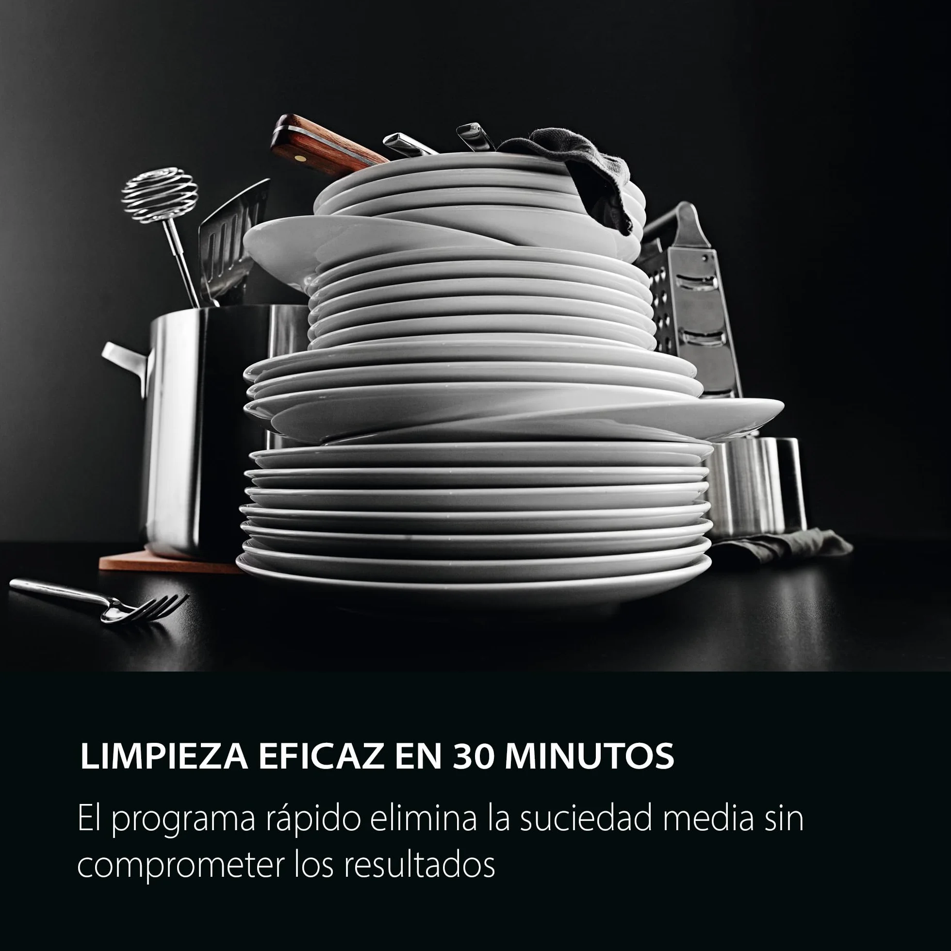 AEG Lavavajillas Libre Instalación FFB64627ZM 60 cm 13 Cubiertos AirDry Display XL Cesto Quicklift 44 dB Inox