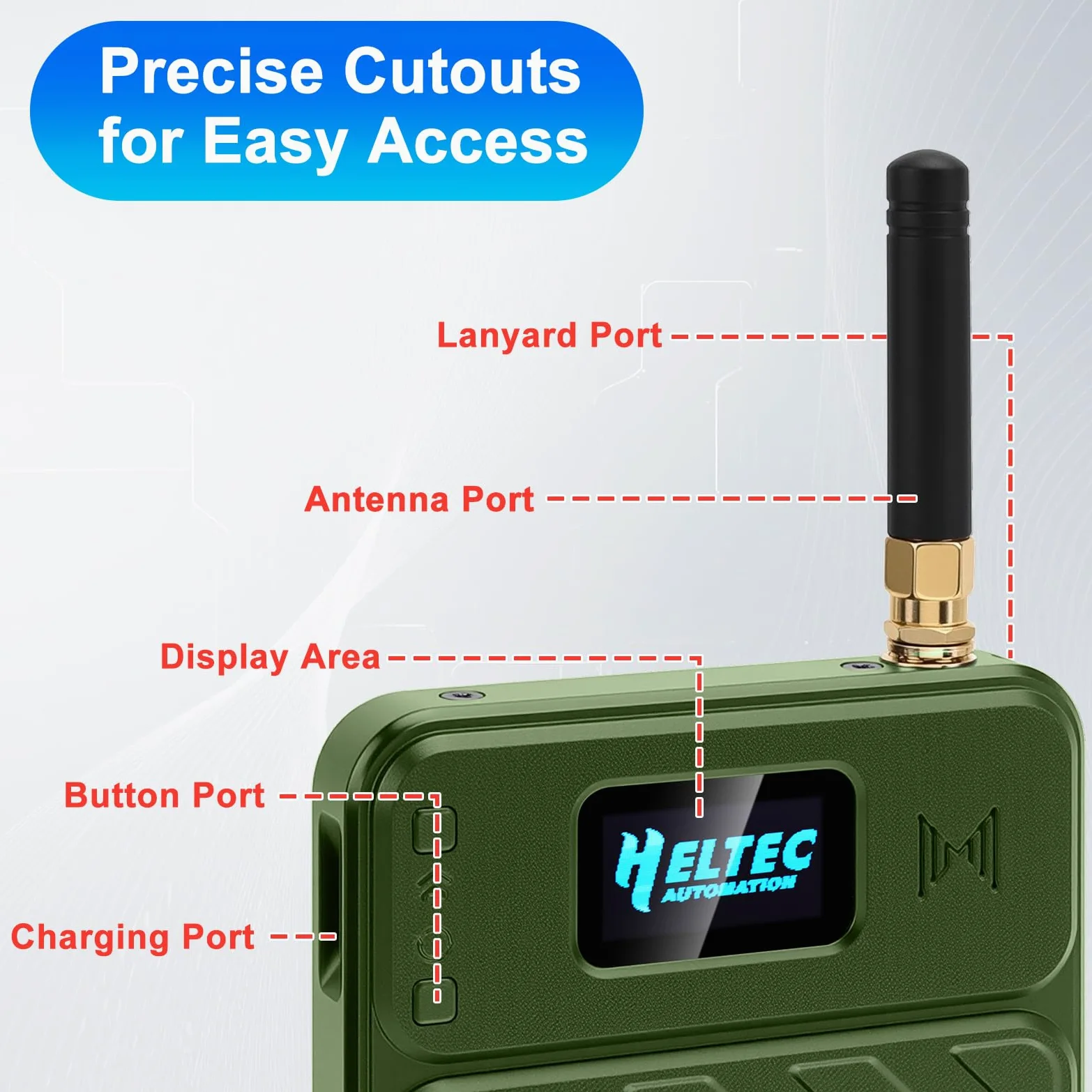 Juego de 2 placas de desarrollo ESP32 LoRa V3 con antenas de 915 MHz + batería de 3000 mAh + funda Meshtastic, ESP32-S3 SX1262 pantalla OLED WiFi Bluetooth integrada para Arduino LoRaWAN IOT (N32 Plus