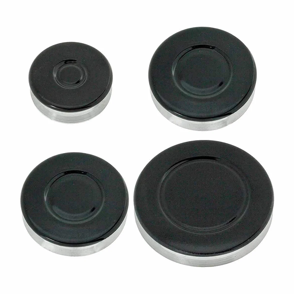 Recamania Conjunto 4 Quemadores Cocina de Gas Compatible con Teka, Balay, Fagor, Bosch, Ariston, Edesa 100 mm 75 mm 54 mm