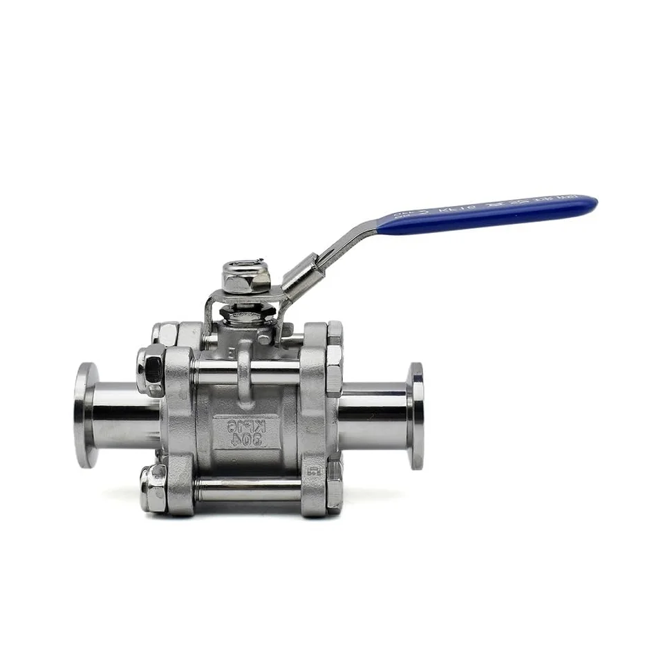 Brida de instalación rápida KF de Tres Piezas, Manual, de Alto vacío, de Acero Inoxidable SS304, KF16, KF25, KF40 y KF50(KF16)