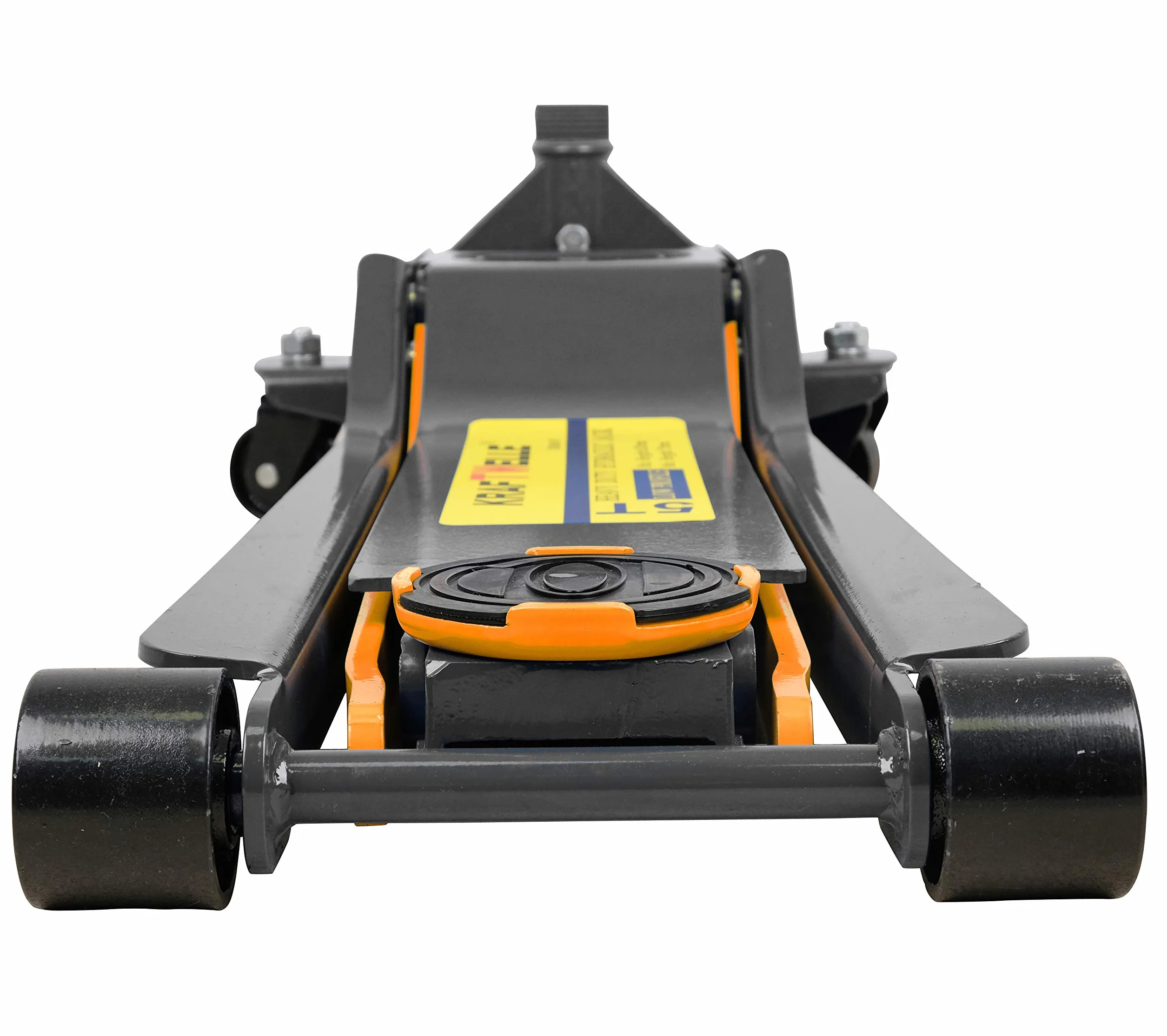 Kraftwelle 5T Profi Gato hidráulico de carretilla automotriz plano azul (profundidad de inserción 75 mm, altura máxima 620 mm, capacidad de carga 5000 kg)