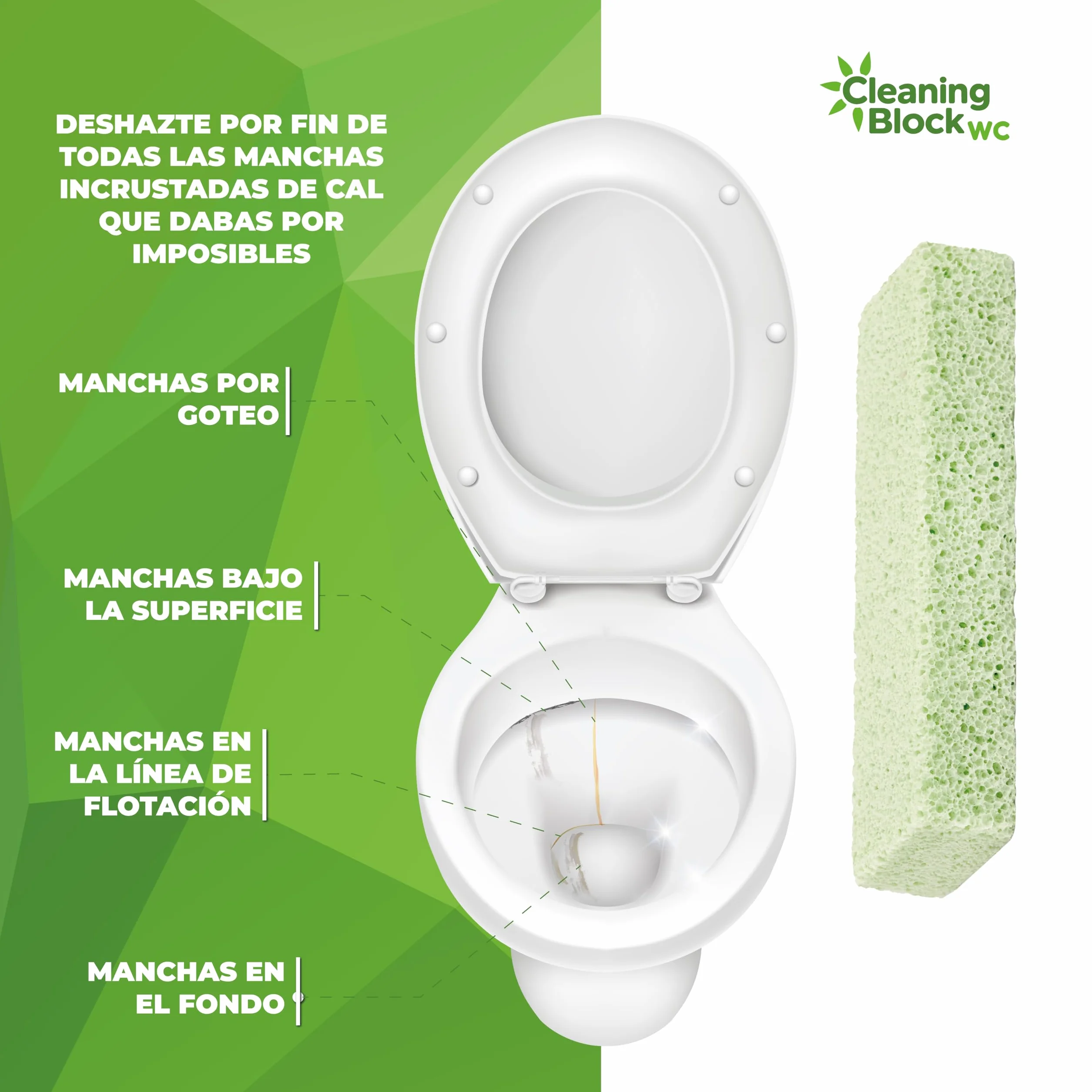 Pack de 4 herramientas de limpieza para el baño antical