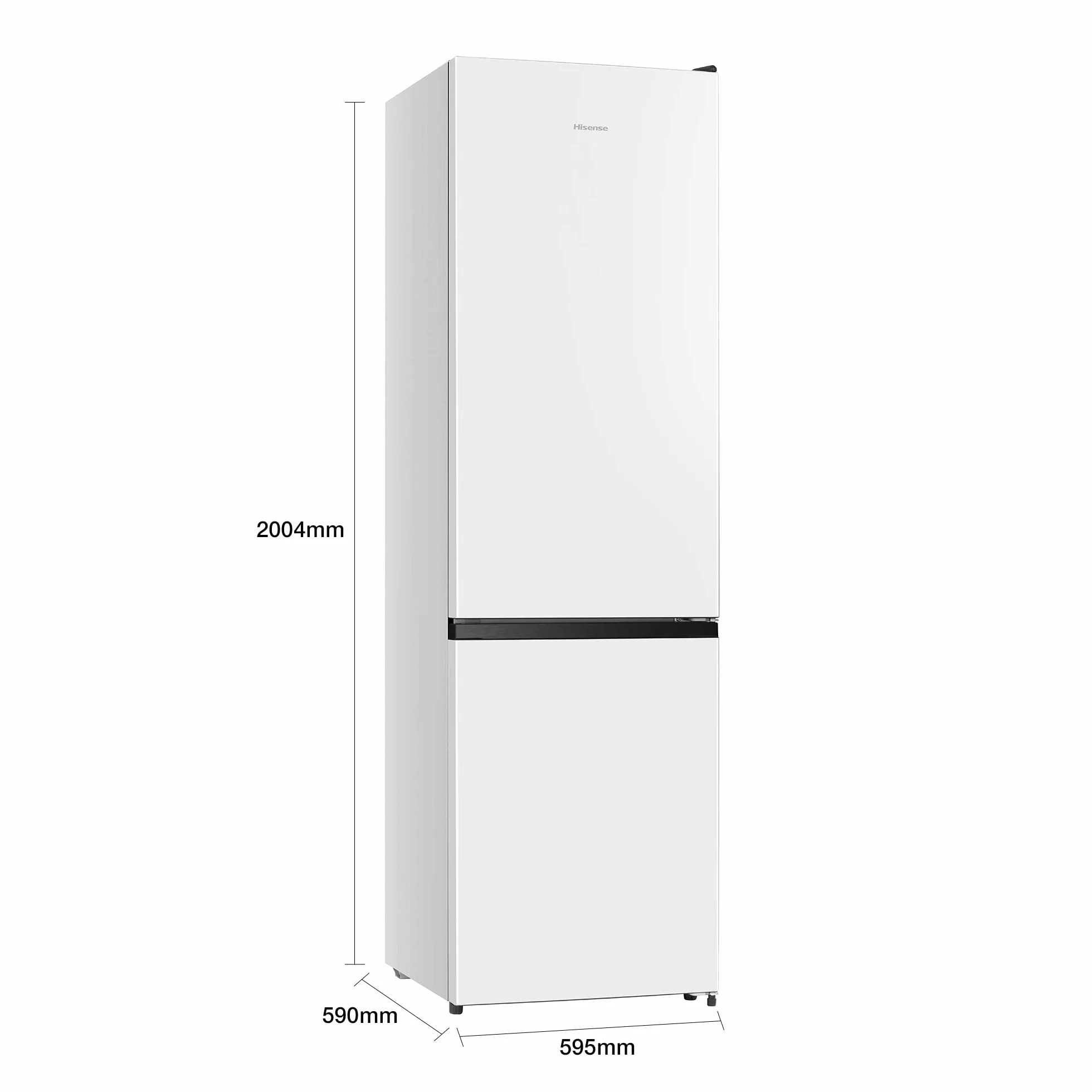 Hisense RB440N4BWE Frigorífico Combi 336L 200cm Clase E Super Freeze Blanco