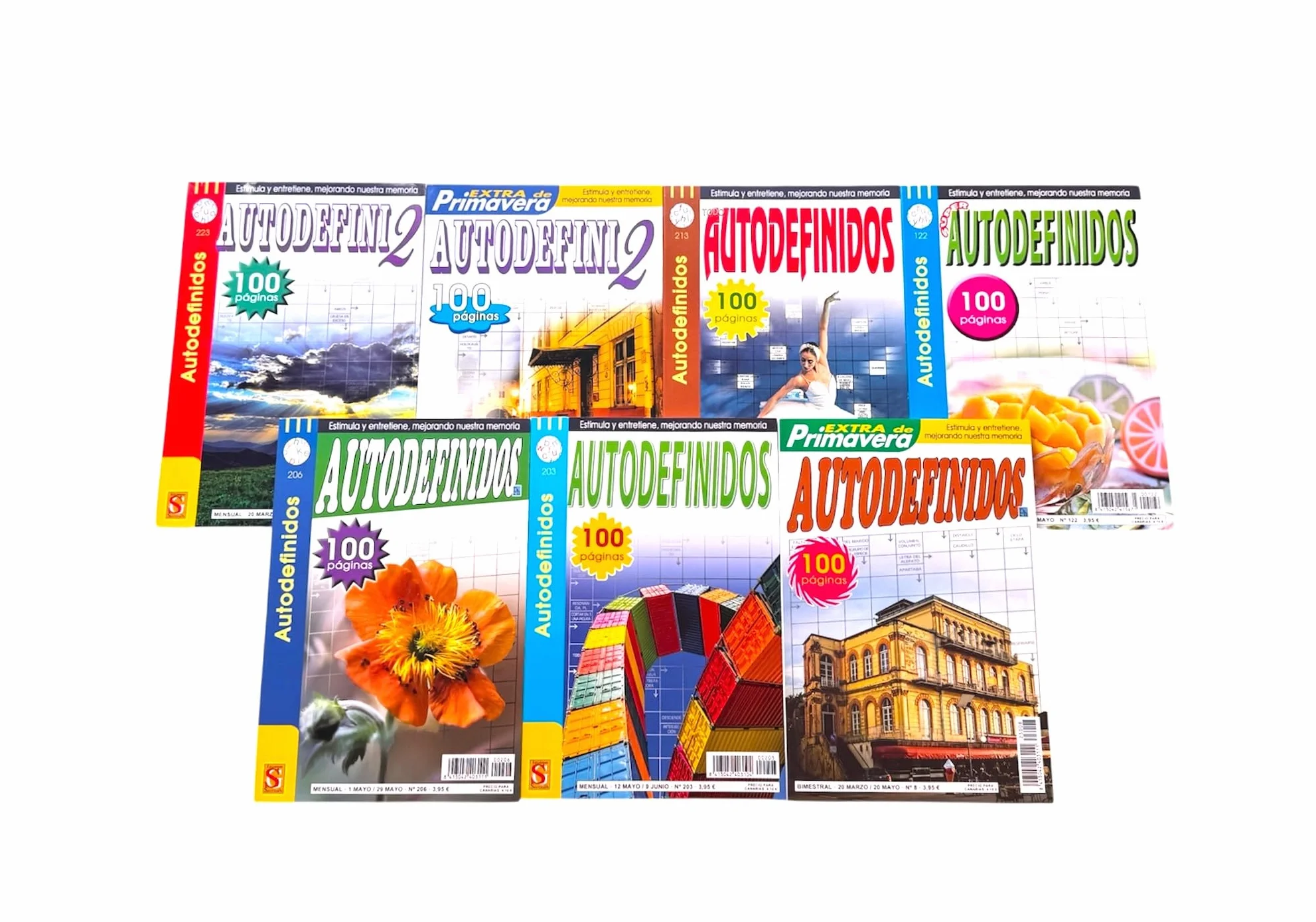Autodefinidos Variados Pack 4 Libros Surtidos Entretenimiento Desafío Adultos Edición Actualizada