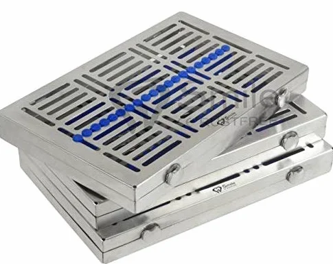 3X Esterilización Cassette - Contenedor de bandeja de lavado - para 20 instrumentos de esterilización