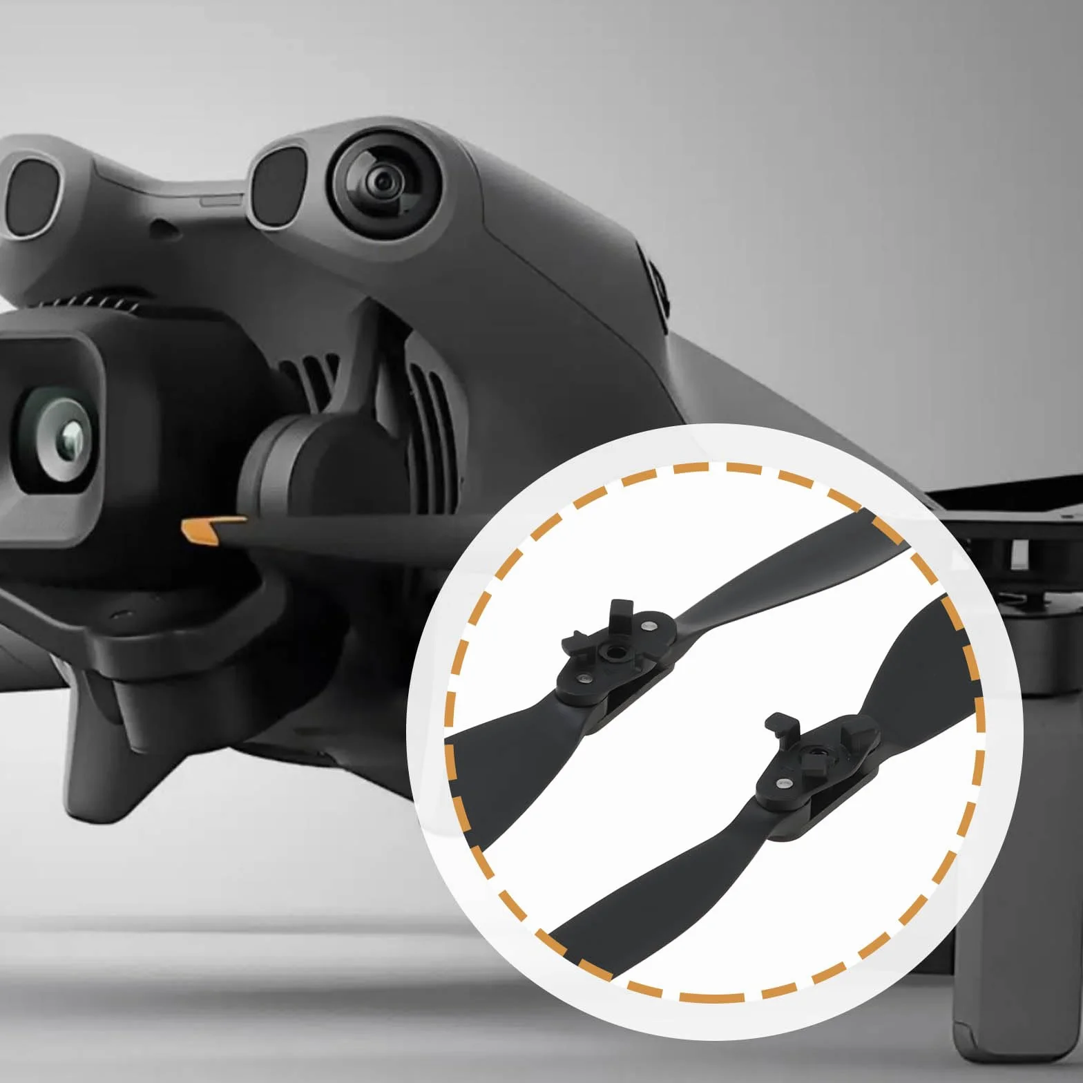 Hélices de Repuesto Compatible con DJI Mini 5 Pro Ligeras y Silenciosas de Plástico