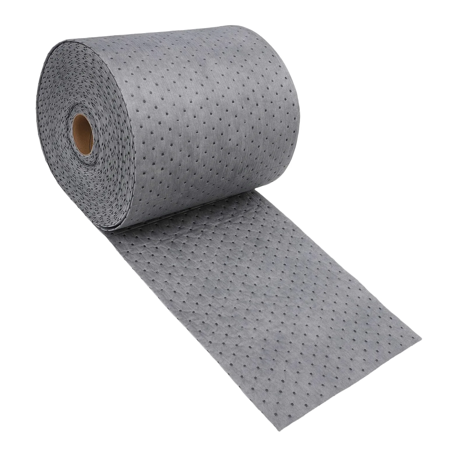 Rollo Universal de Alfombrilla Absorbente de Aceite, Pesado, para Limpieza Rápida de Líquidos en Talleres y Sótanos, 1 Rollo
