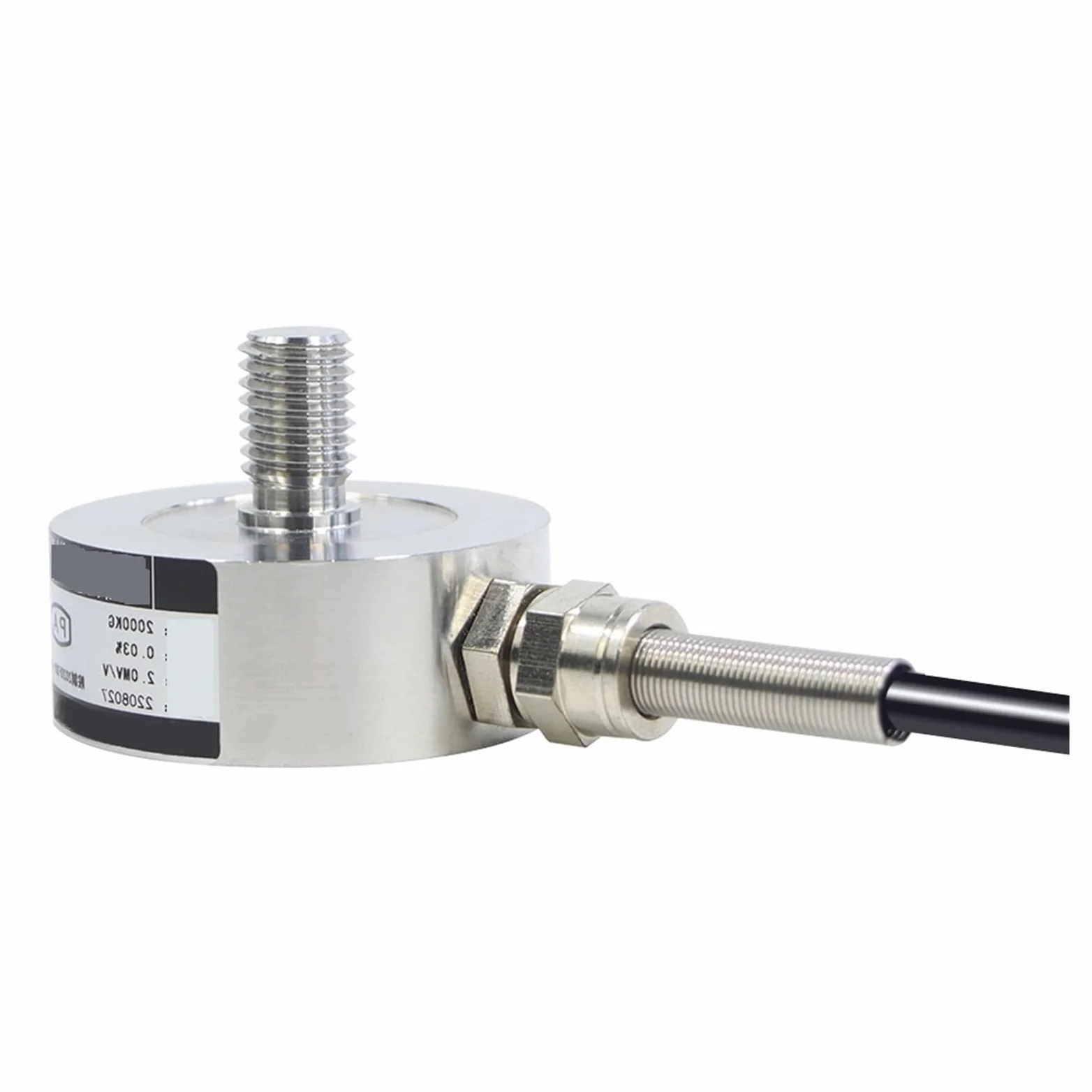 Sensor de Peso, Caja De Diafragma Célula Carga Tensión Medición Fuerza Acero Inoxidable Células Integración Presión Alta Precisión DYMH-104 | 0-3T