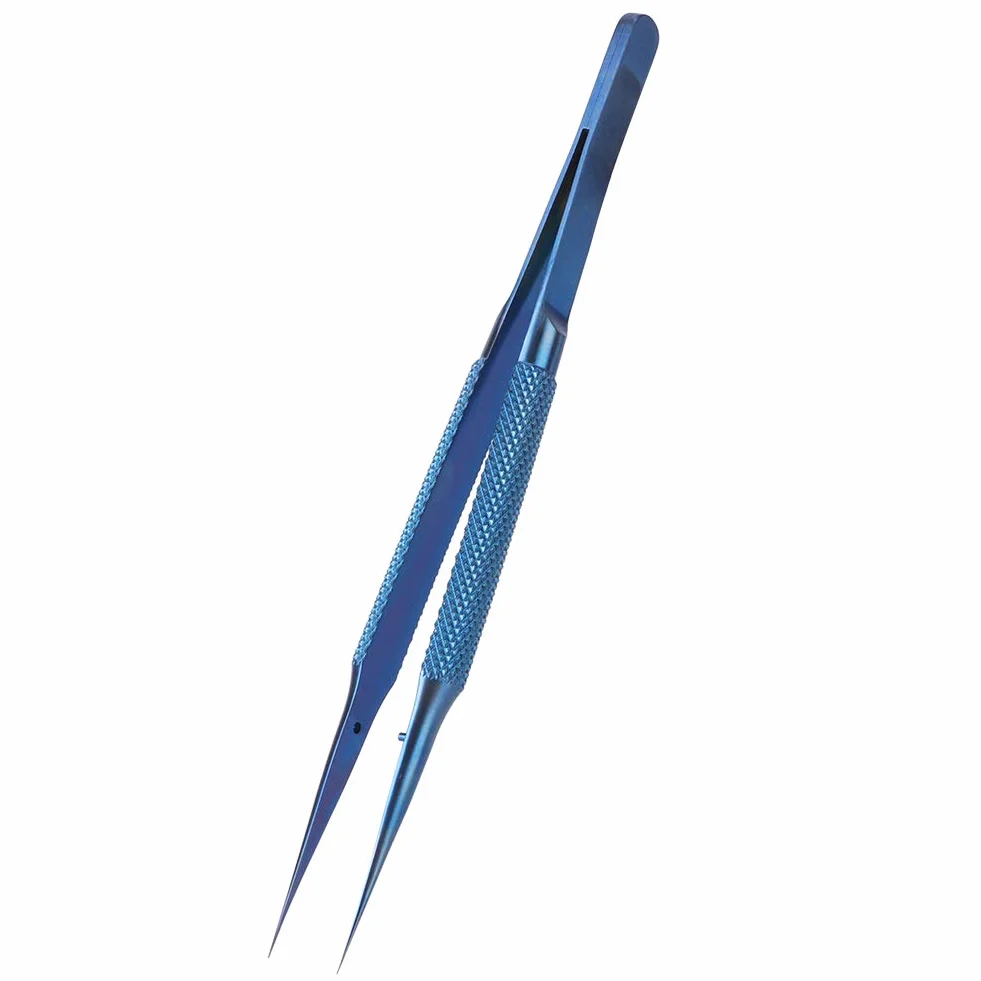 Fafeicy Pinzas de Precisión Aleación de Titanio 5,5 Pulgadas Antiestáticas Punta Ultrafina para Electrónica Soldadura