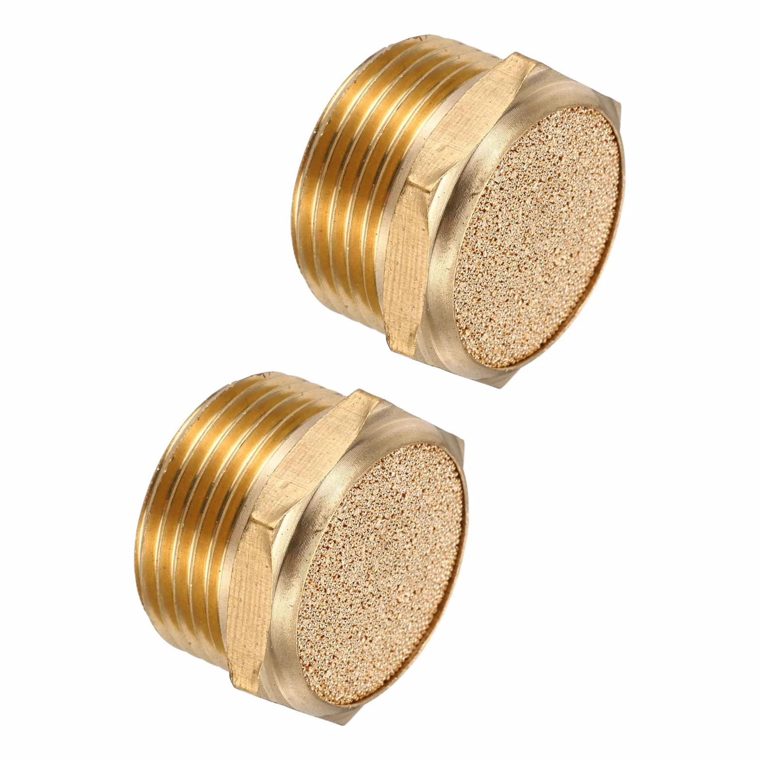 QUARKZMAN 2PCS G 3/4" Silenciador De Escape Neumático De Bronce Sinterizado