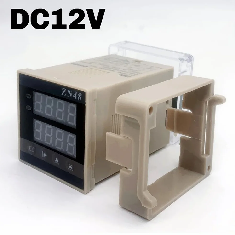 serie ZN48 relé de tiempo digital contador 220VAC 380VAC 24VDC controlador de tiempo multifunción contador de revolución E