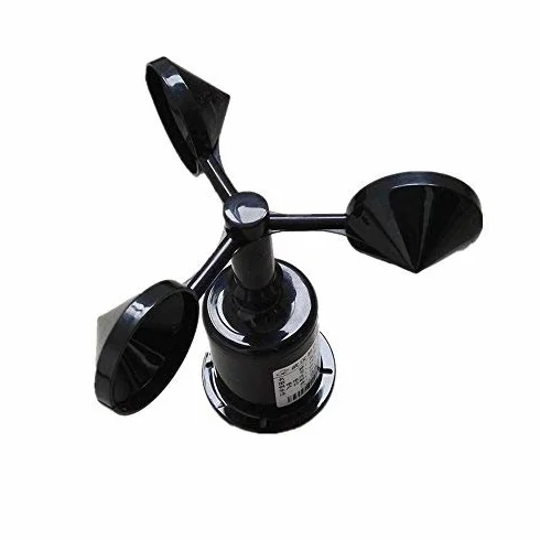 ISGOOD Anemómetro 9-30V 4-20mA 0-45m/s Sensor velocidad viento 3 tazas