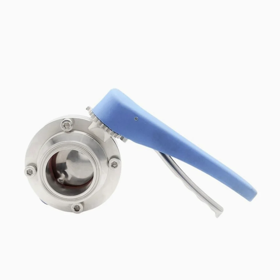 1" /1-1/2" /2" Stainless Steel 1"/1.5"/2 Tri Clamp Valve Squeeze Trigger for Dairy Product(1") Brass Hose
