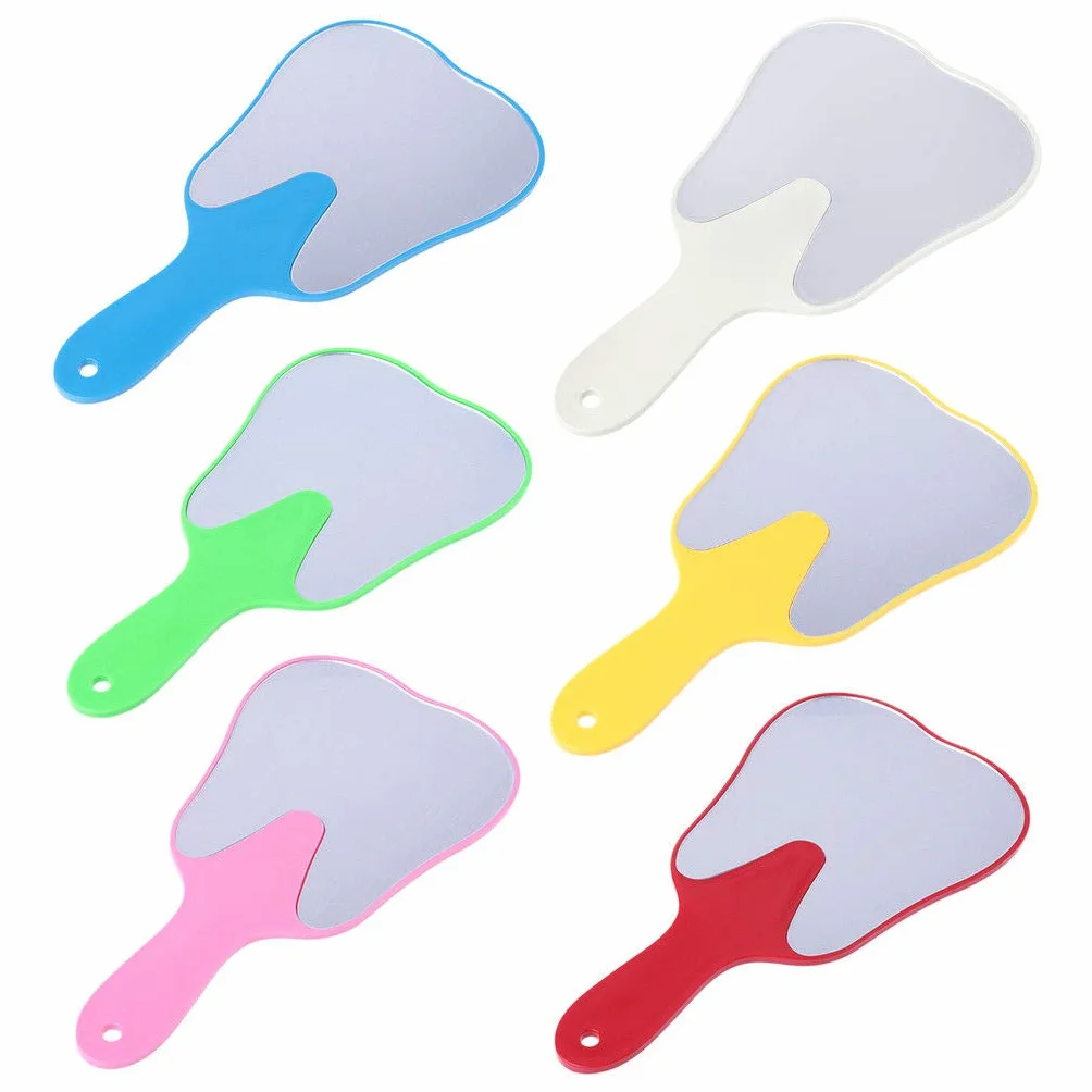 ALKITA Medical Espejo Oficina Forma Diente Molar Aumento Color Aleatorio