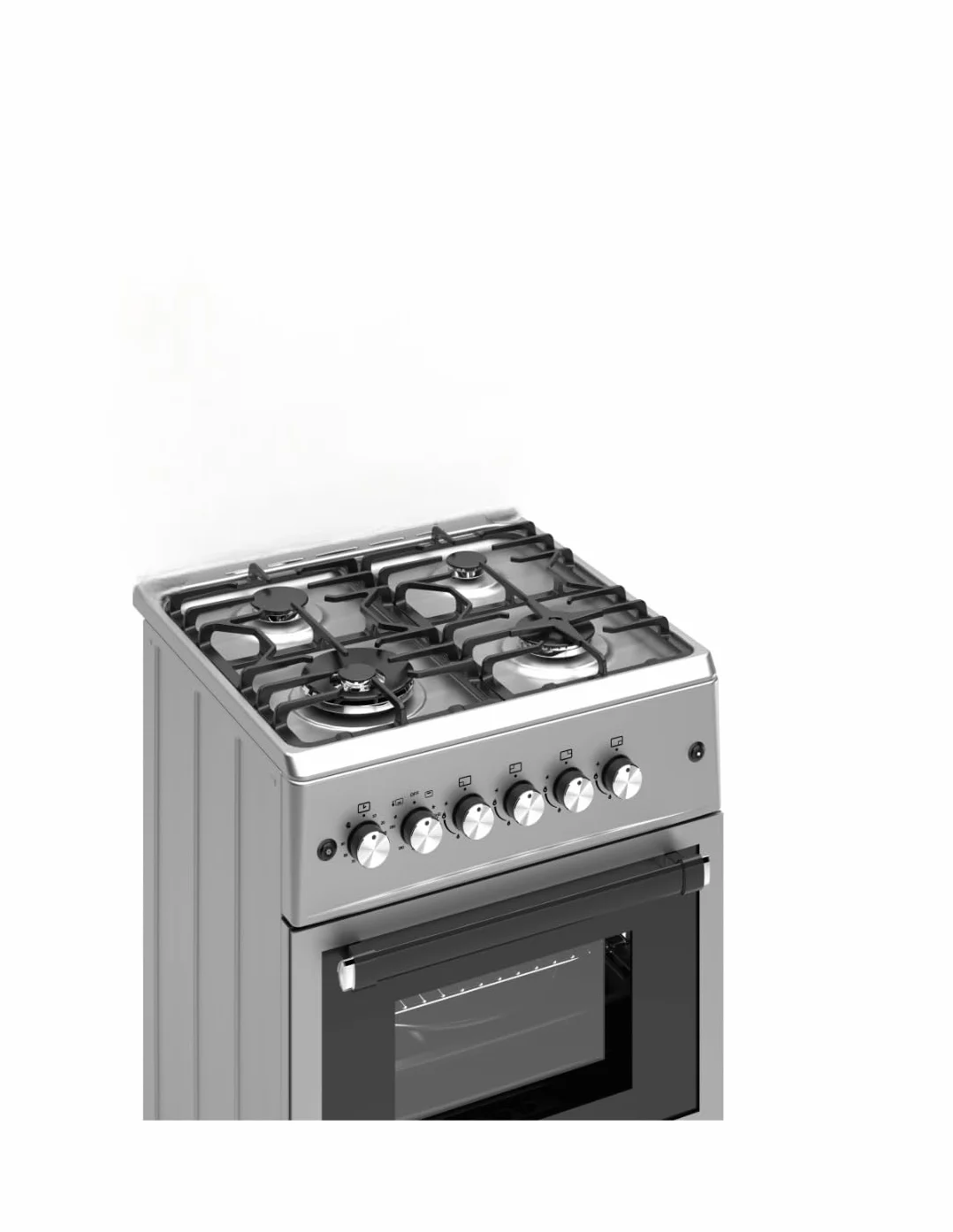 ALPHA VULCANO LUX-60 Cocina de Gas Inox Encendido automático Wok