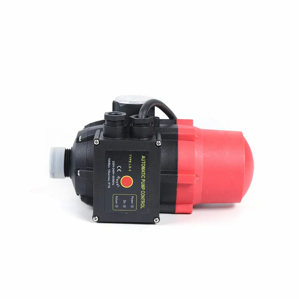 Bomba centrífuga de 1300 W, bomba de agua doméstica, para jardín, con interruptor de presión, bomba de agua potable, 6000 l/h, autoaspirante, 9,8 bar (1300 W con conmutación automática)