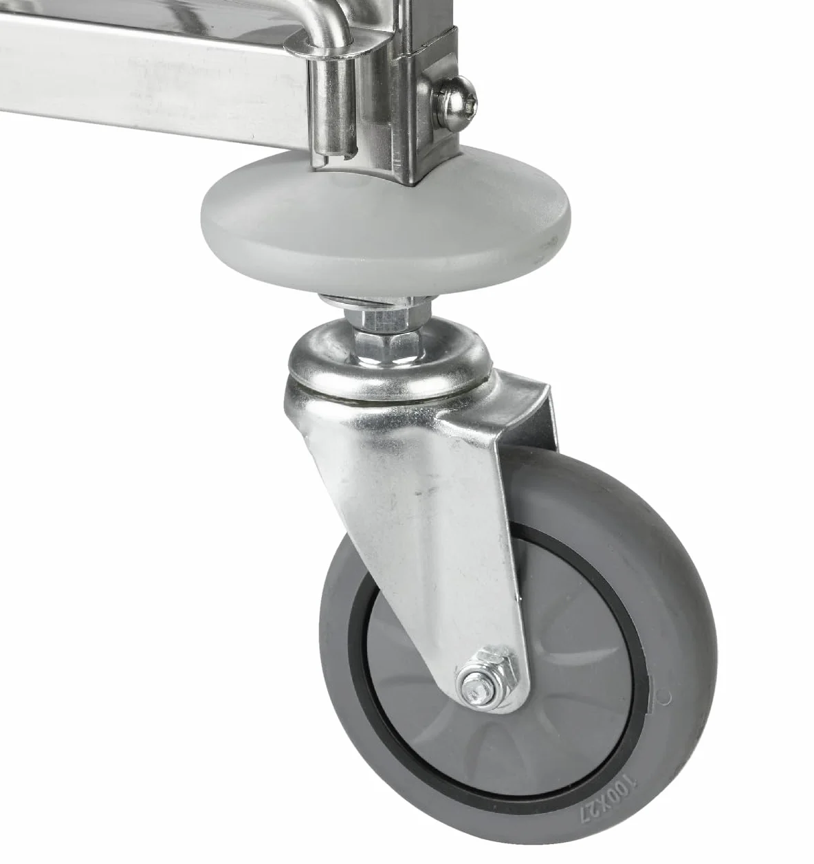 METRO Professional Carro de control GSC1018GN, acero inoxidable, 18 plantas, GN1/1, carga total 150 kg, plata